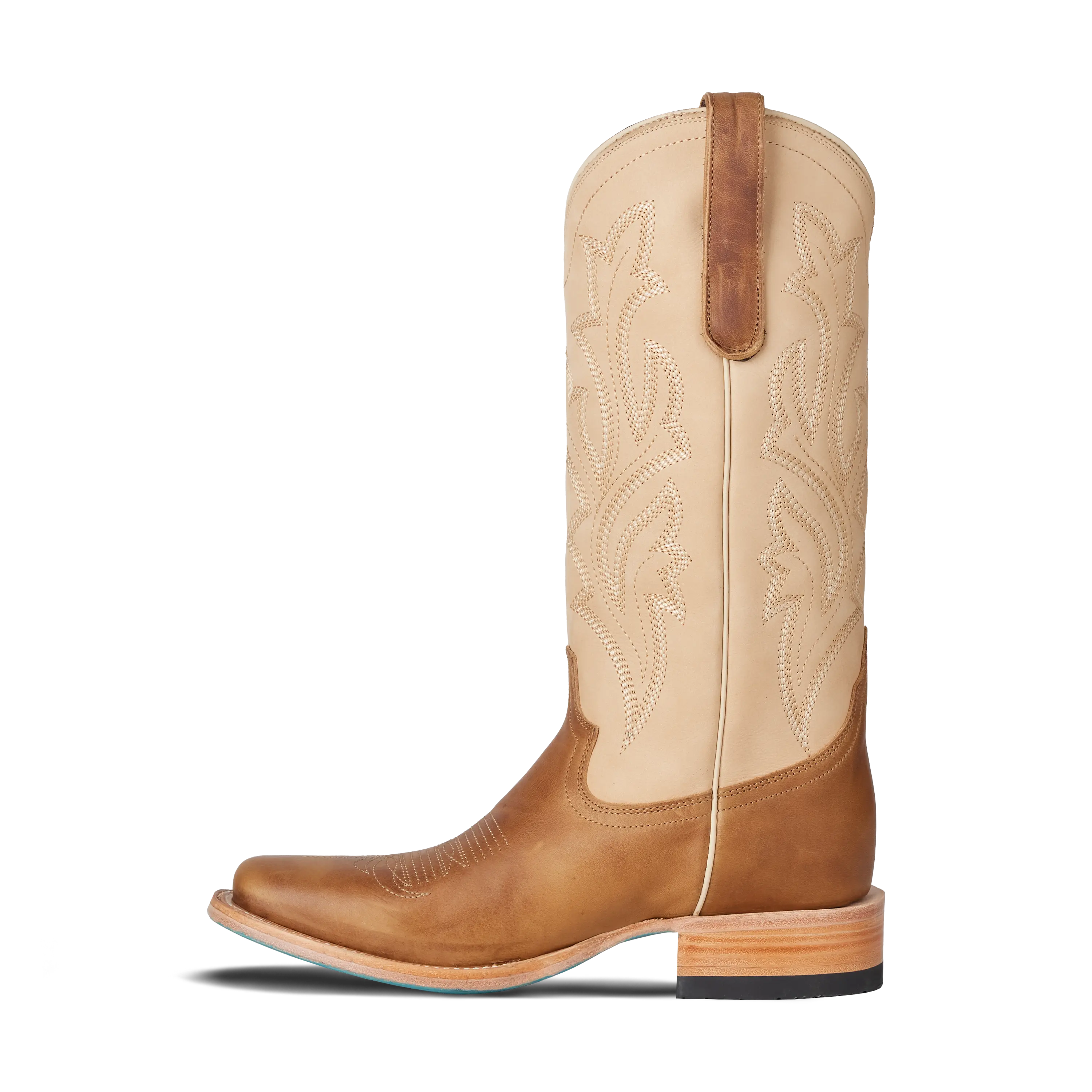 Classic Square Boot - Desert Clay & Pale Ivory - Image 3