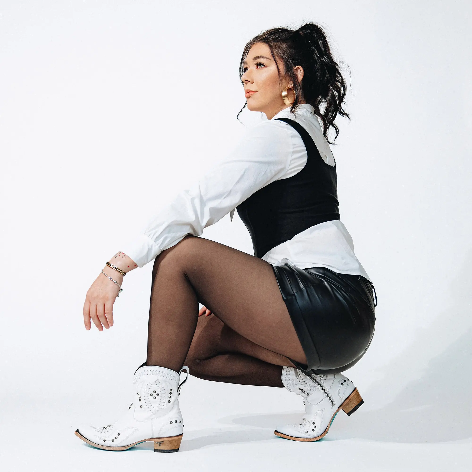 Cossette Bootie - Matte White **Final Sale** - Image 12