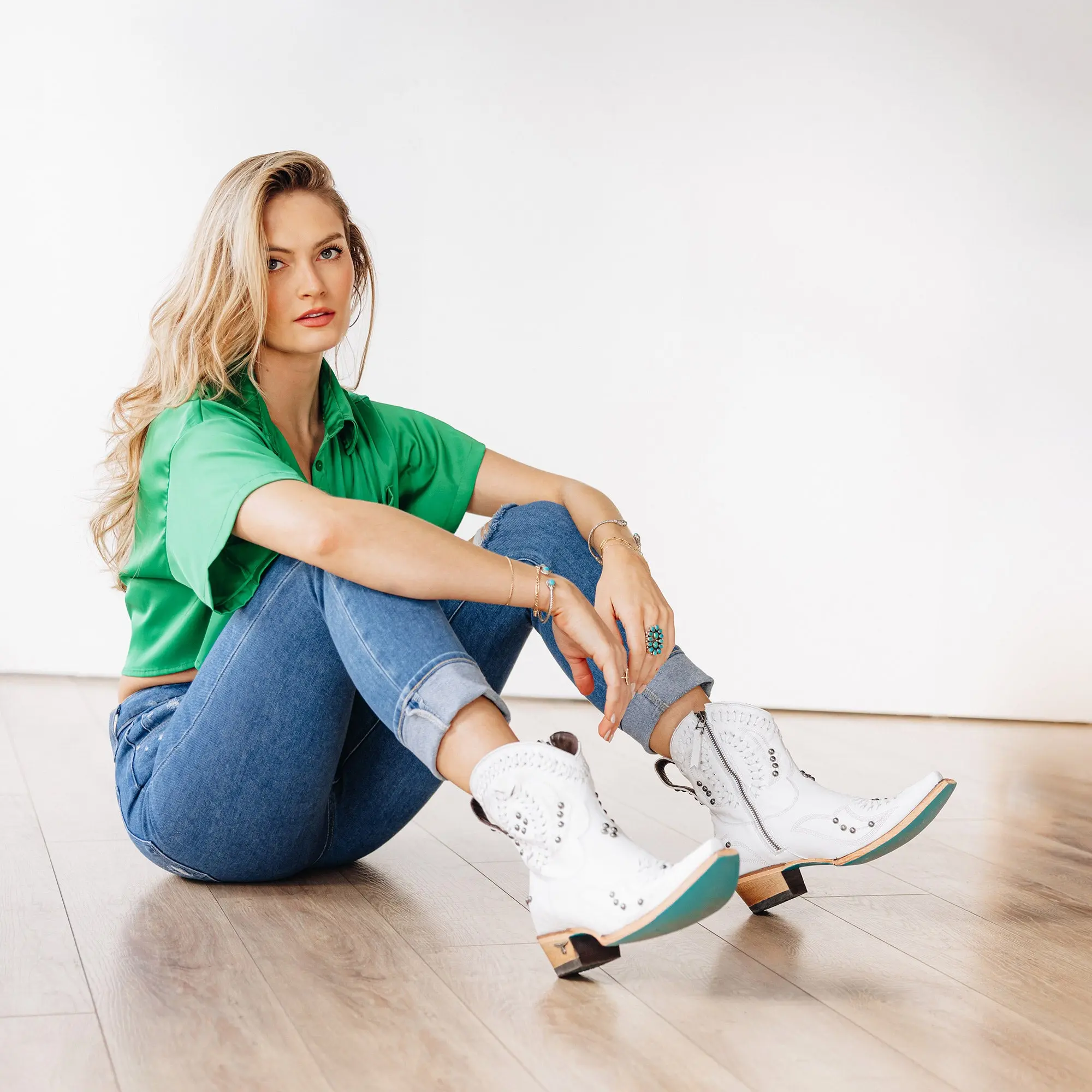 Cossette Bootie - Matte White **Final Sale** - Image 9