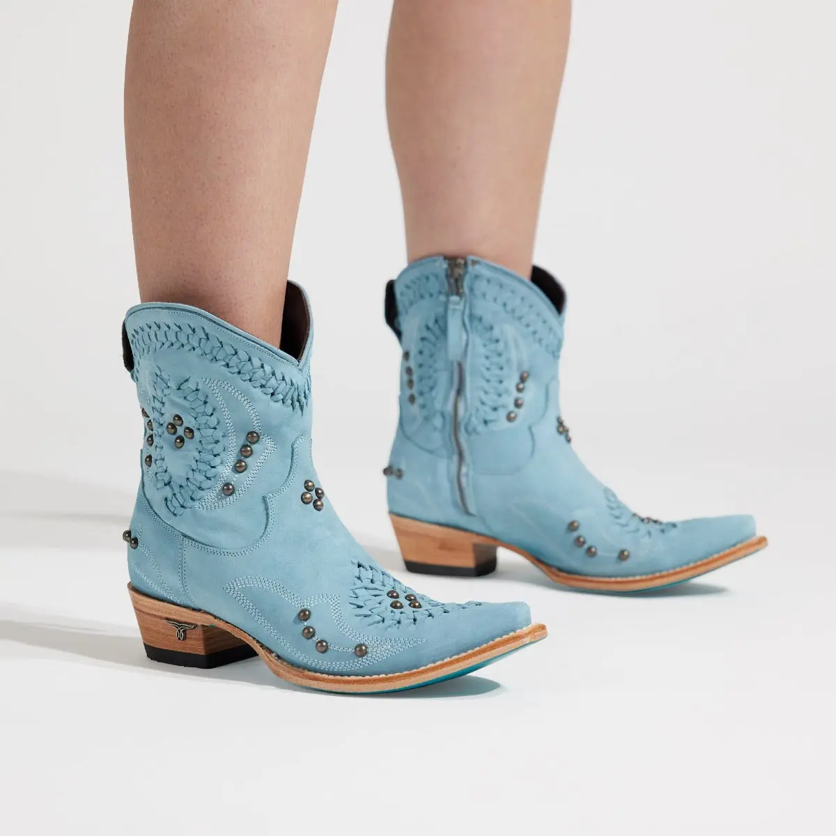 Cossette Bootie - Powder Blue **Final Sale** - Image 12
