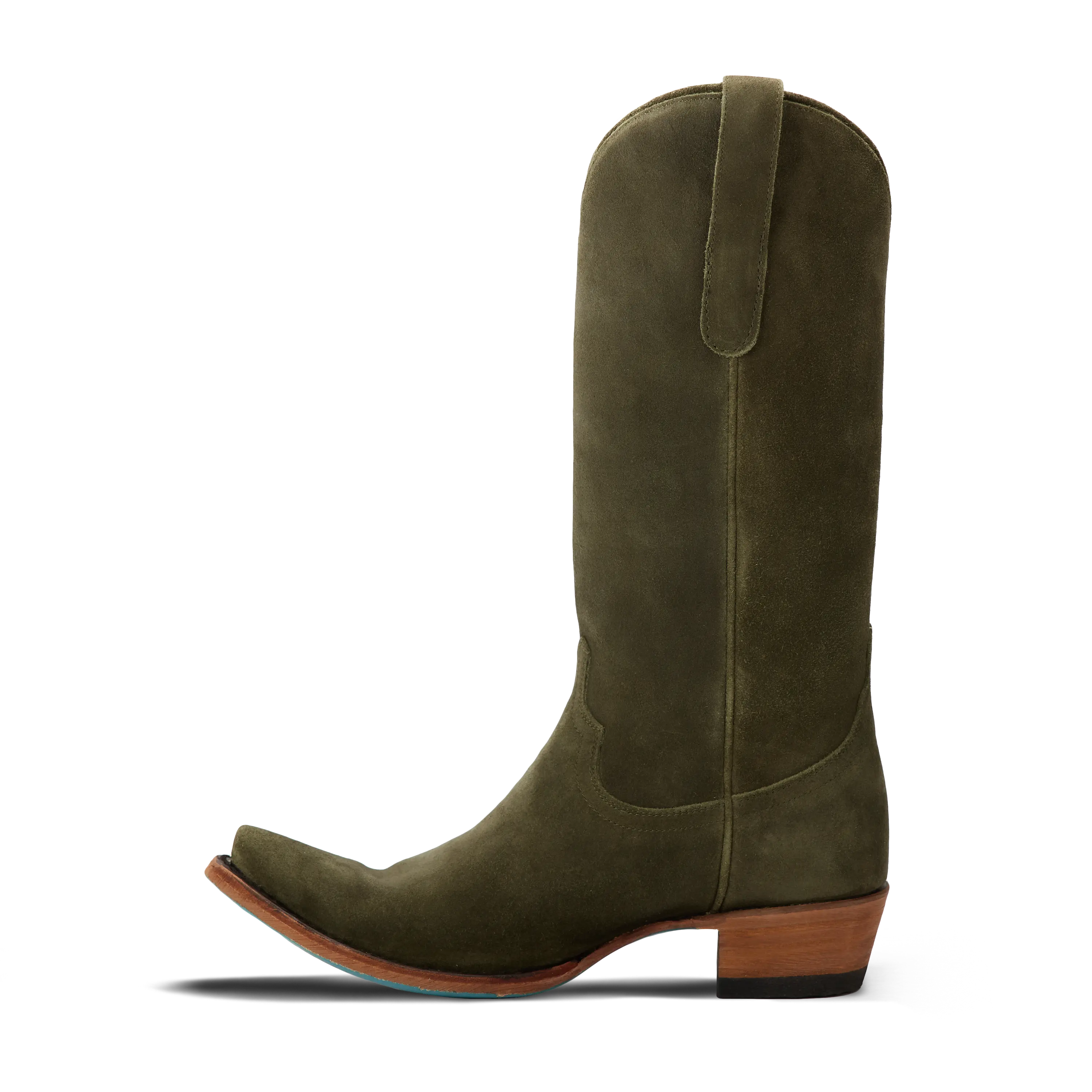 Emma Jane Boot - Olive Suede - Image 5