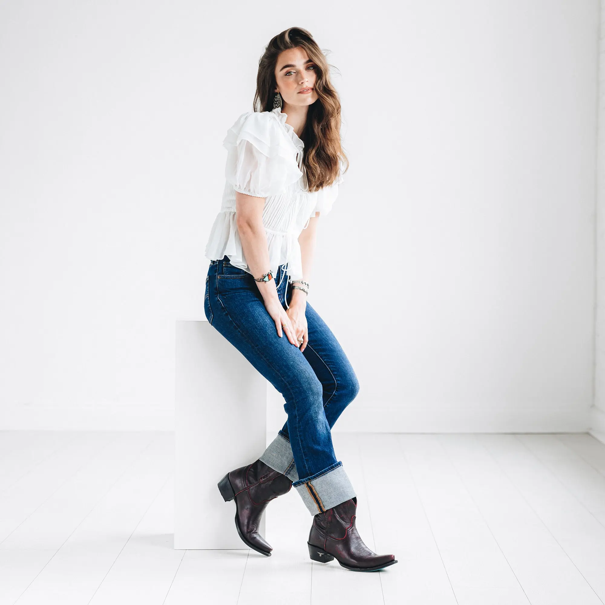 Emma Jane Bootie - Black Cherry - Image 9