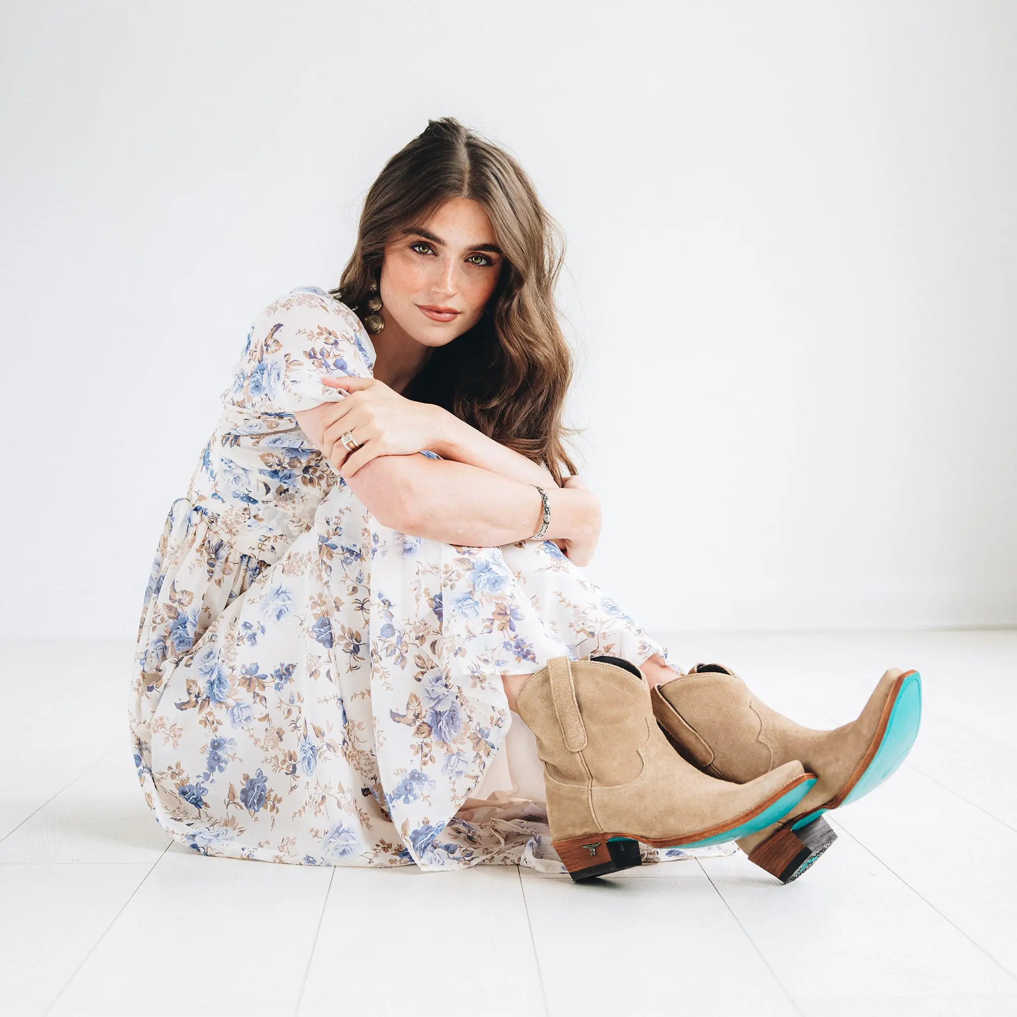 Emma Jane Bootie - Latte Suede - Image 3
