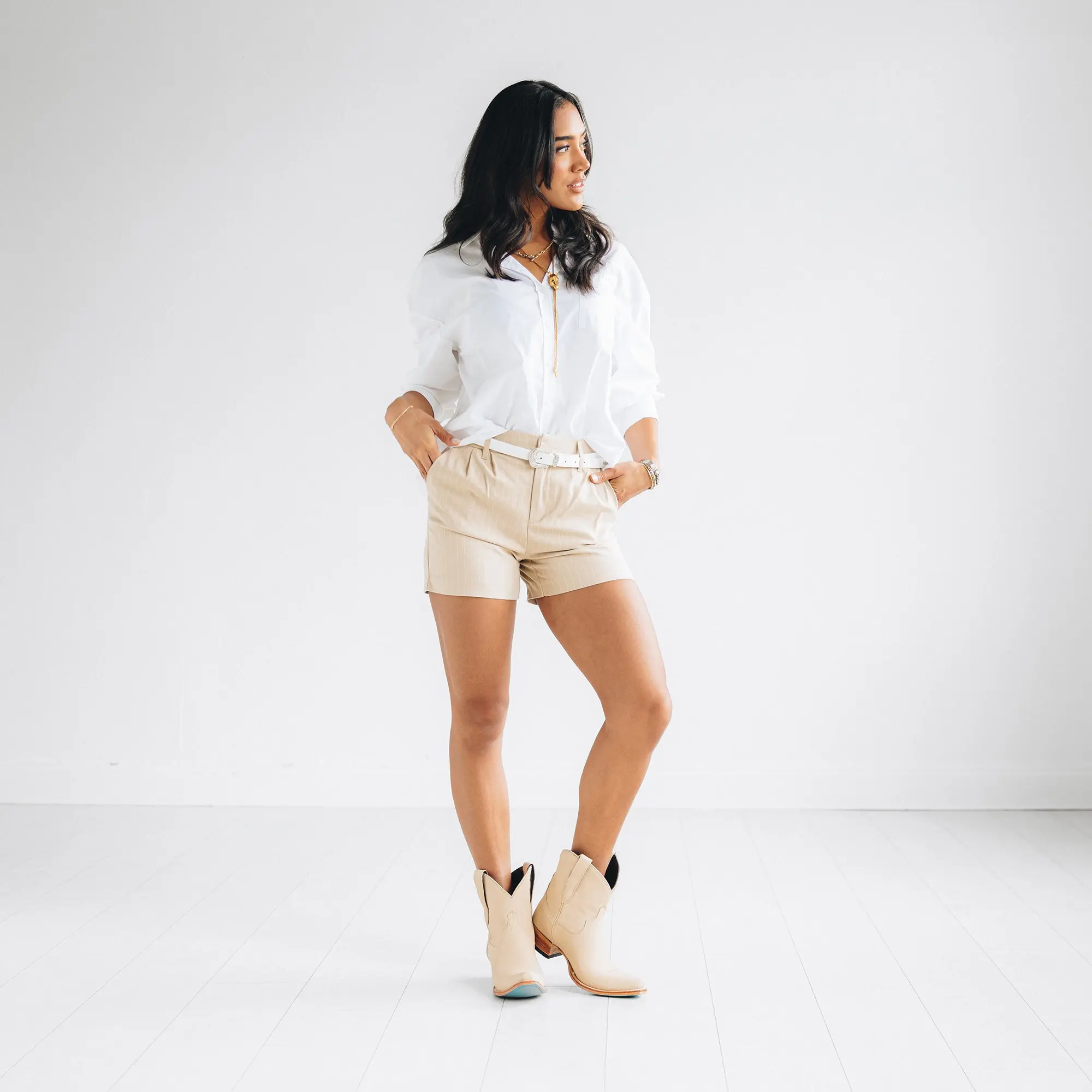 Emma Jane Bootie - Pale Ivory **Final Sale** - Image 9