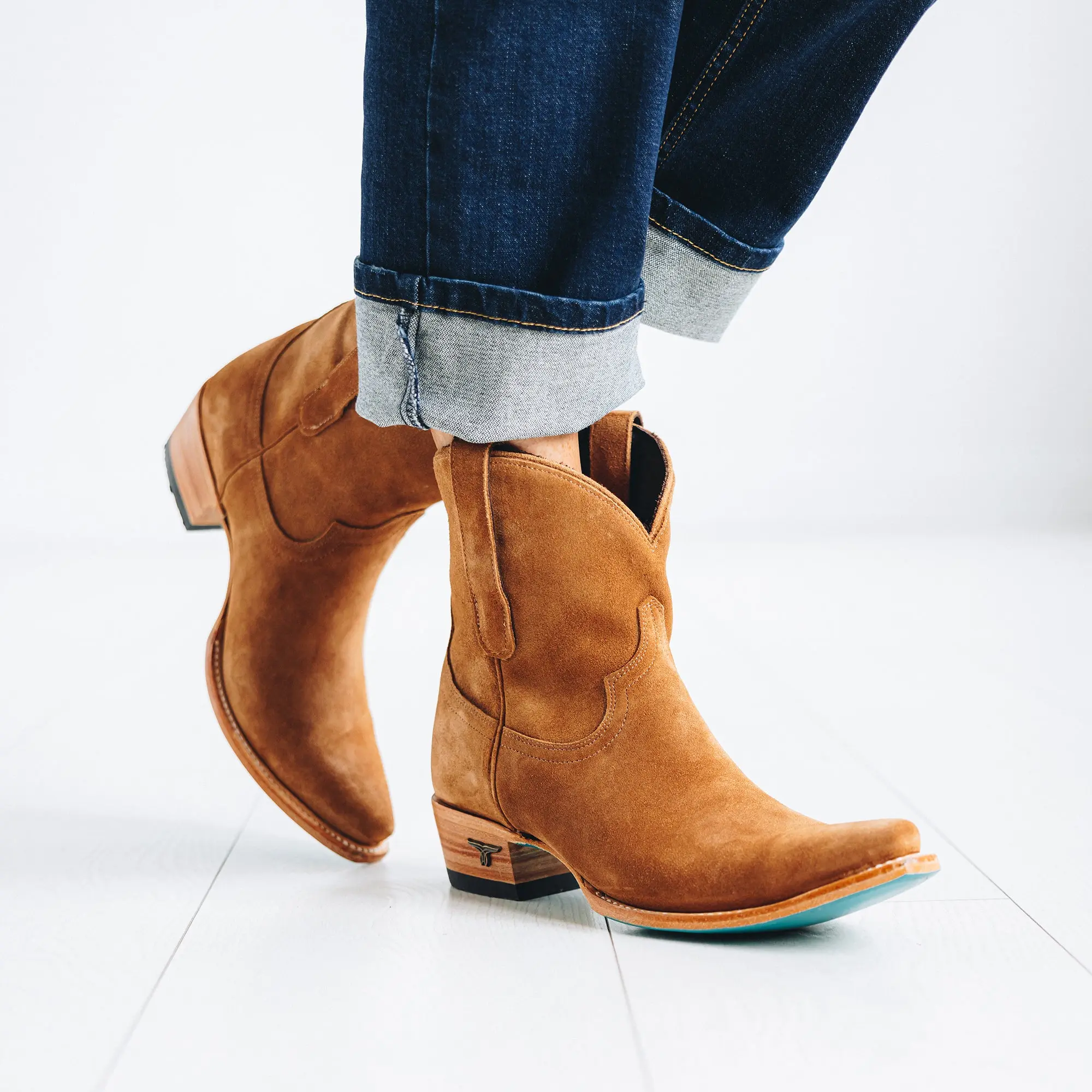 Emma Jane Bootie - Toffee Suede **Final Sale** - Image 13