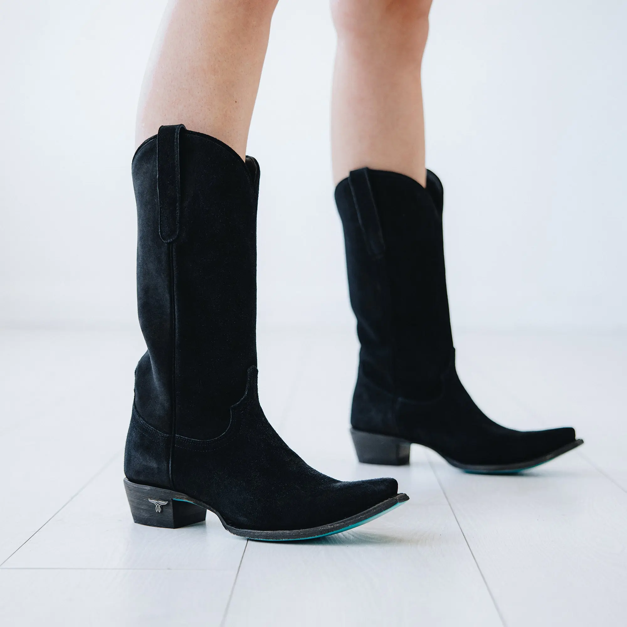 Emma Jane Boot - Soft Black Suede - Image 14