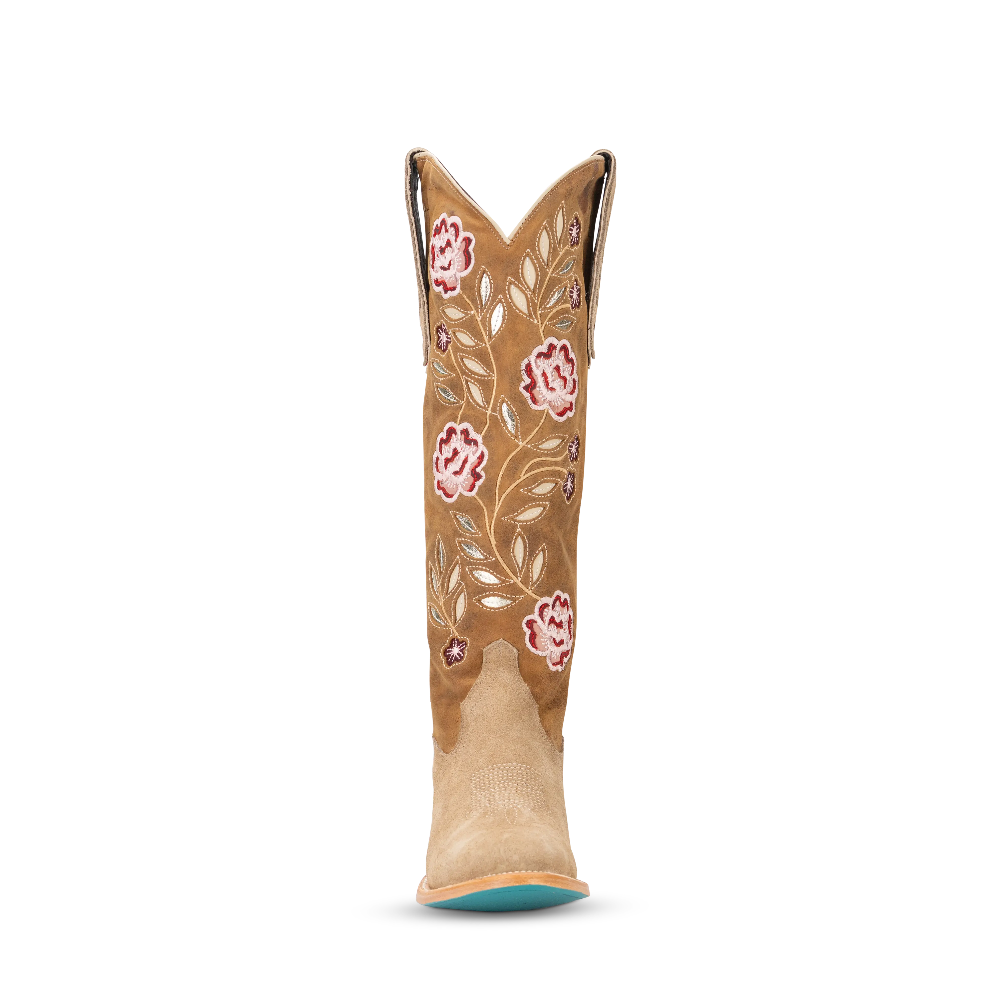 Kenzie Boot - Latte Suede/Burnt Caramel - Image 5