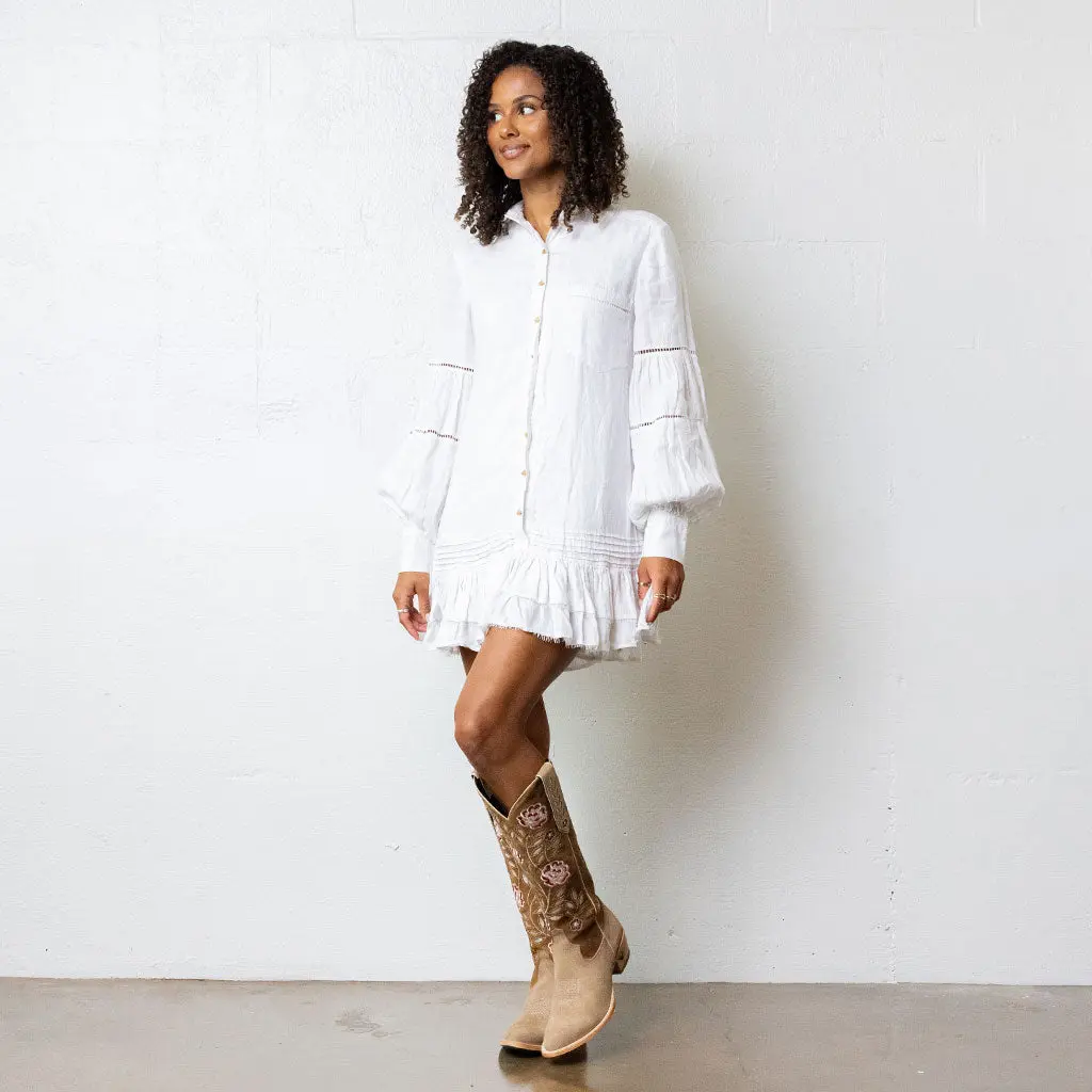 Kenzie Boot - Latte Suede/Burnt Caramel - Image 6