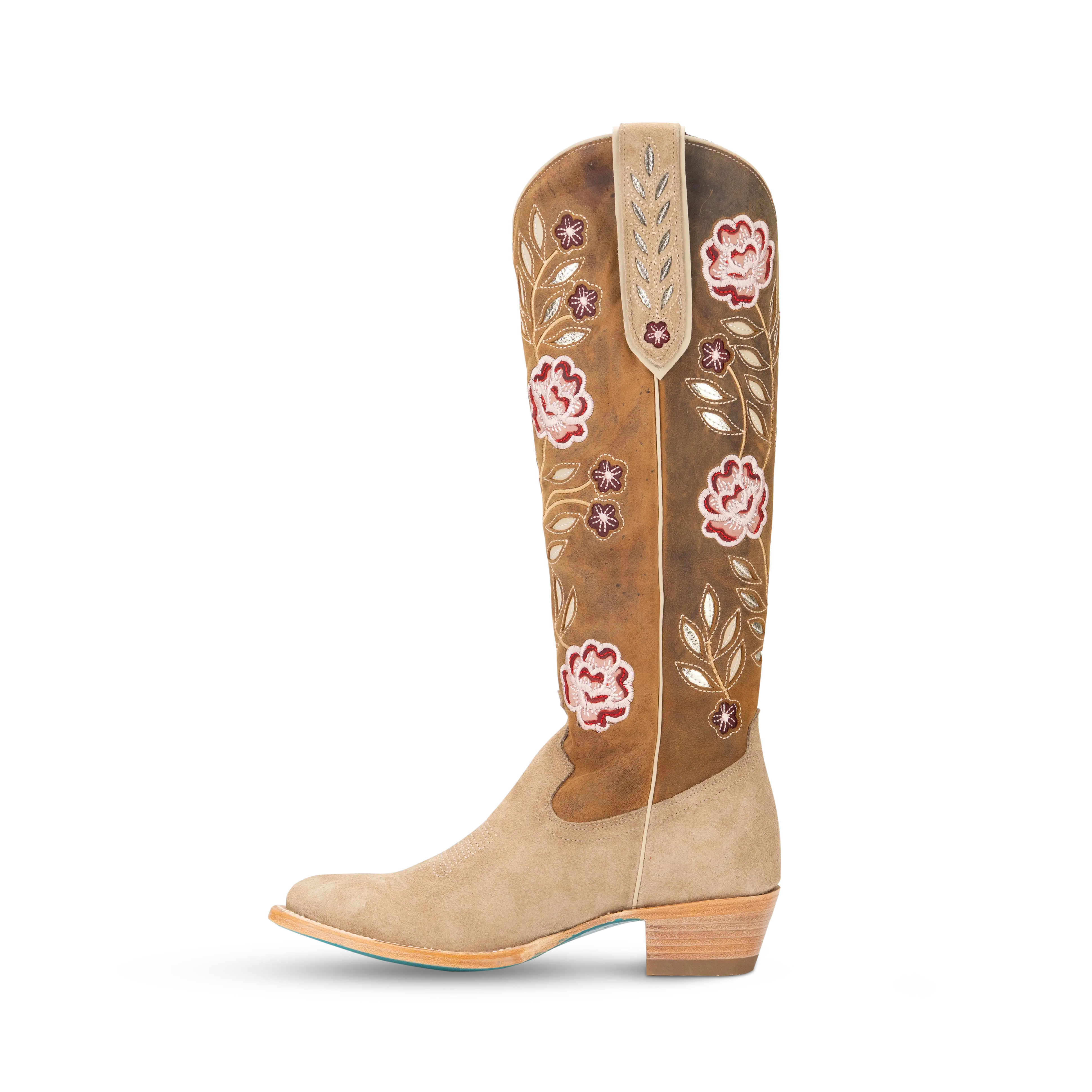Kenzie Boot - Latte Suede/Burnt Caramel - Image 8