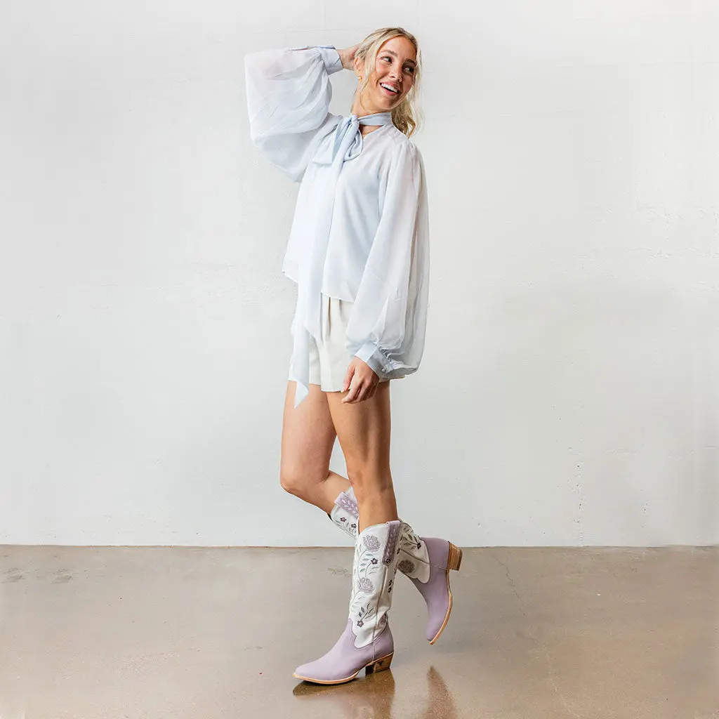 Kenzie Boot - Lovely Lavender/Matte White - Image 4