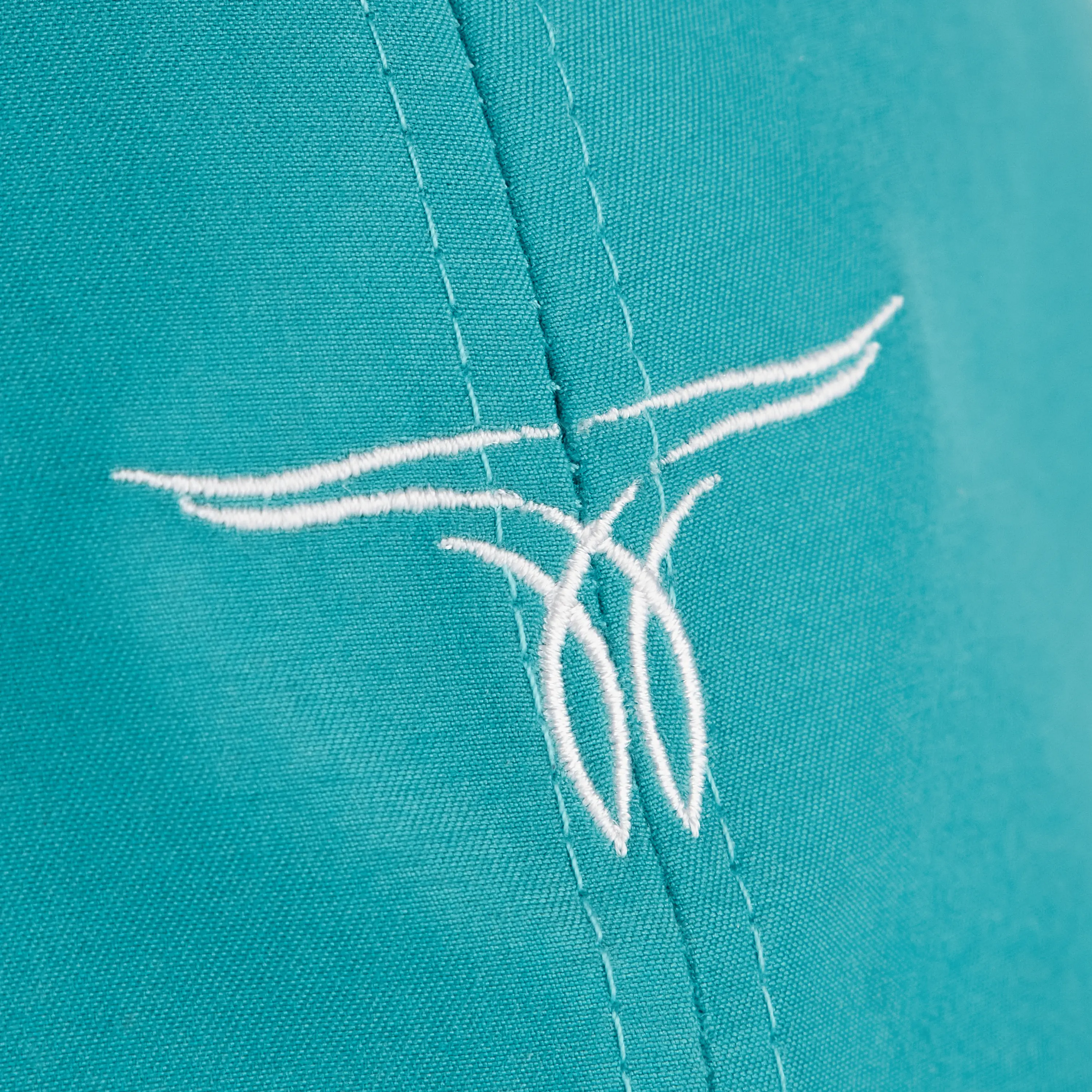 Ladies Ponytail Cap - Turquoise - Image 6