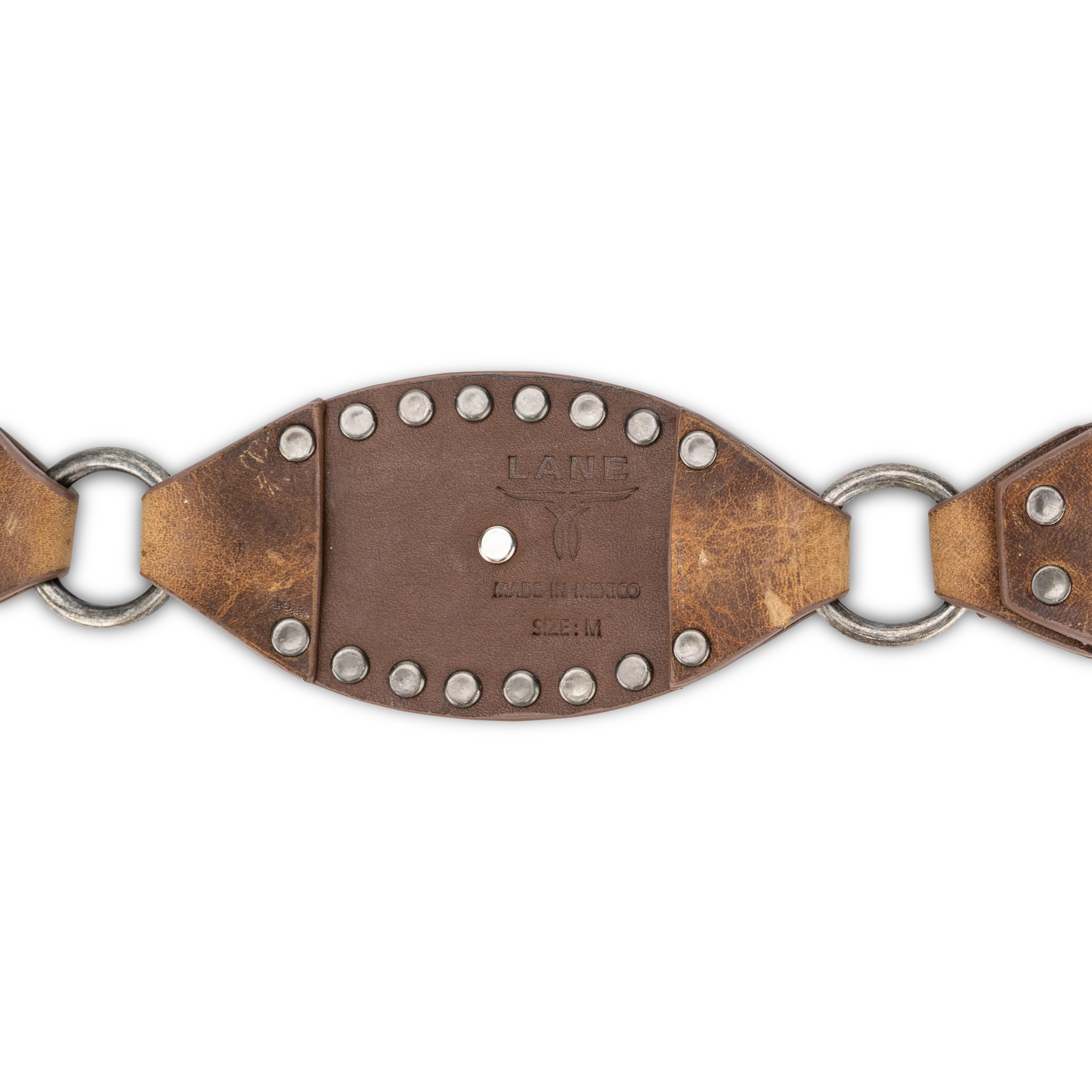 Lane Silver Disc Belt - Desert Clay - Image 4