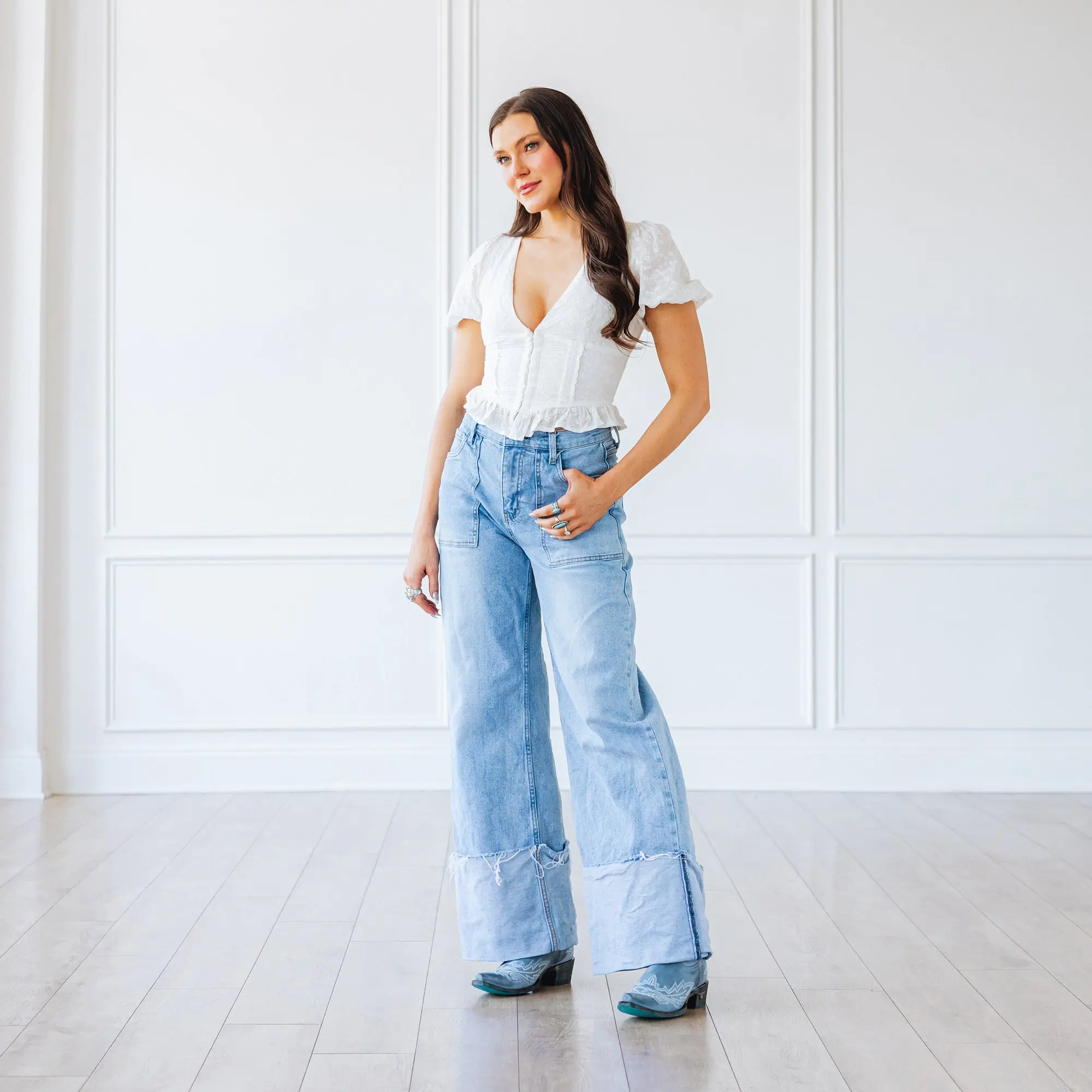 Lexington Boot - Washed Denim - Image 3