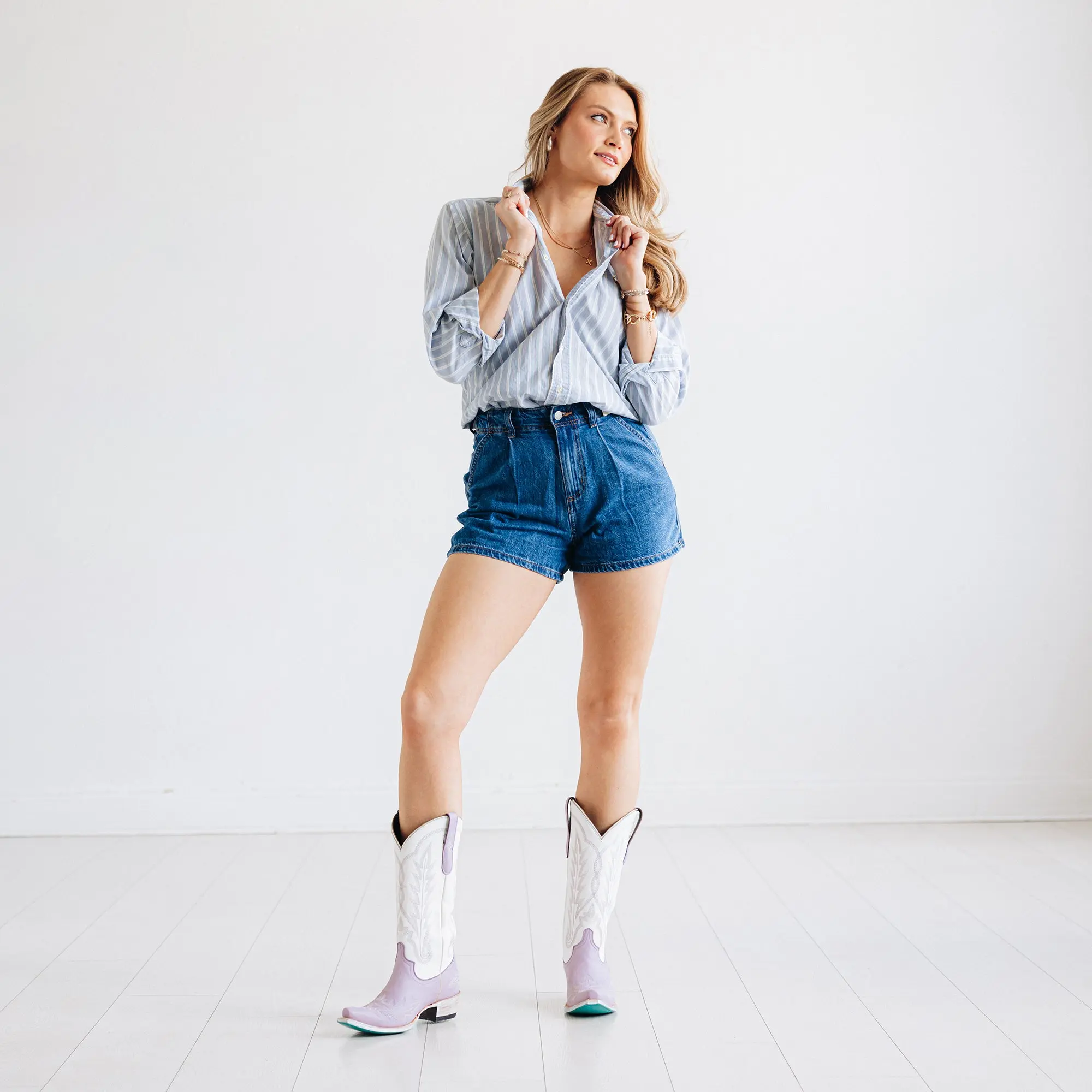 Lexington Boot - Lovely Lavender/Matte White - Image 5