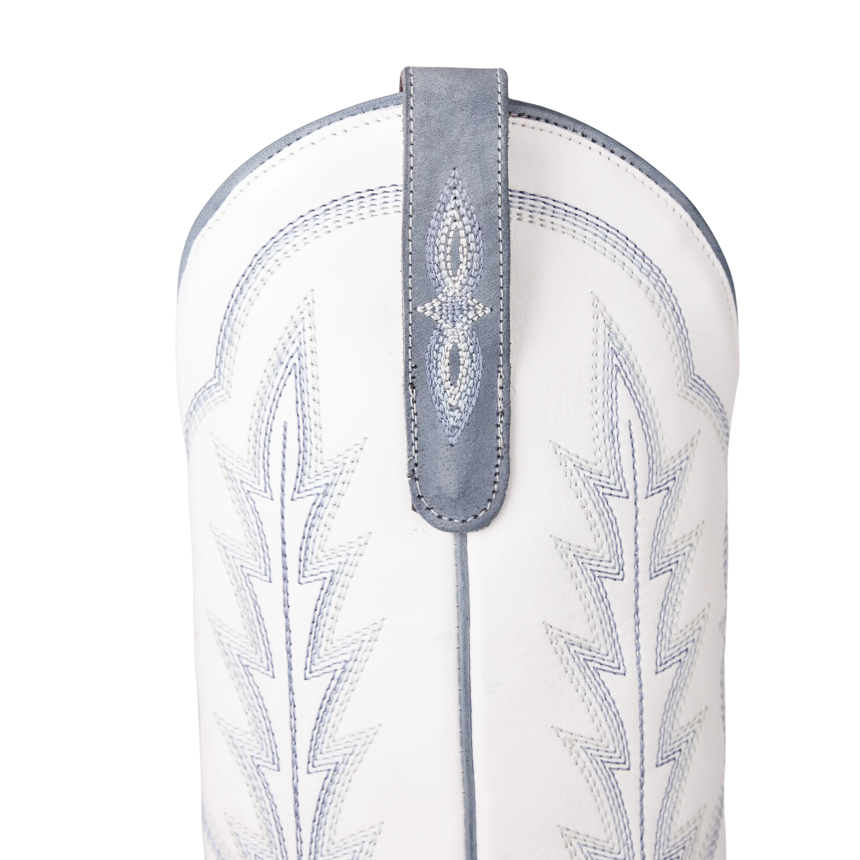 Lexington Boot - Washed Denim/Matte White - Image 8