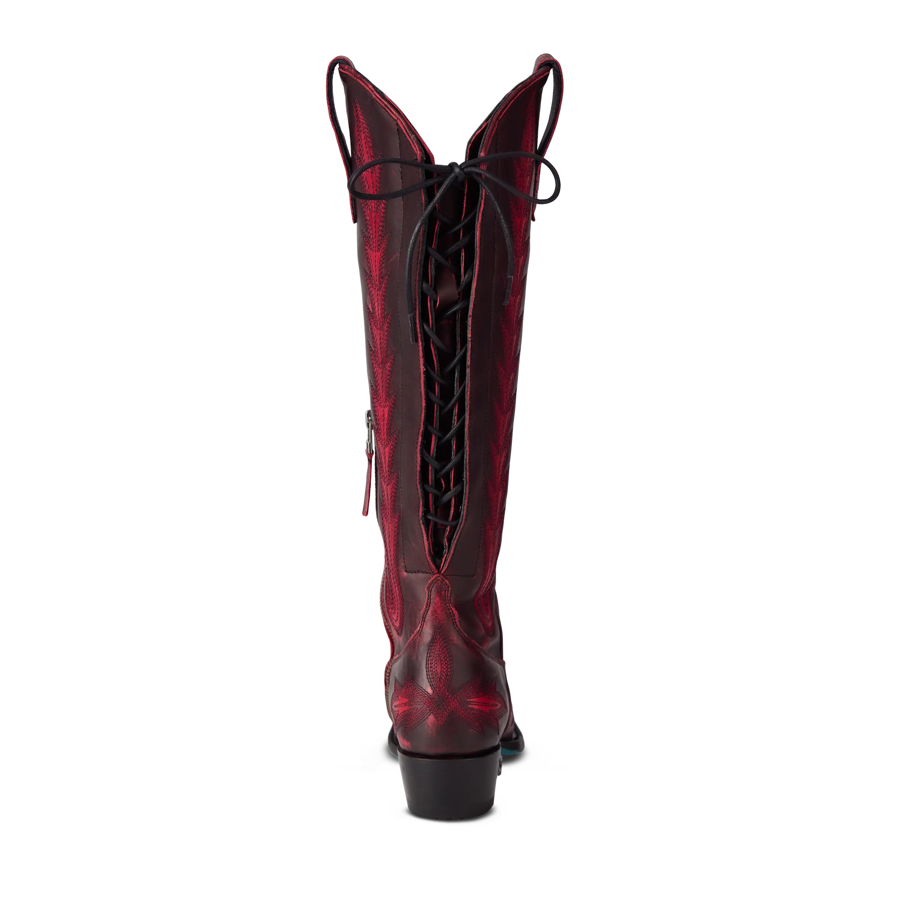 Lexington Knee High Corset - Black Cherry - Image 7
