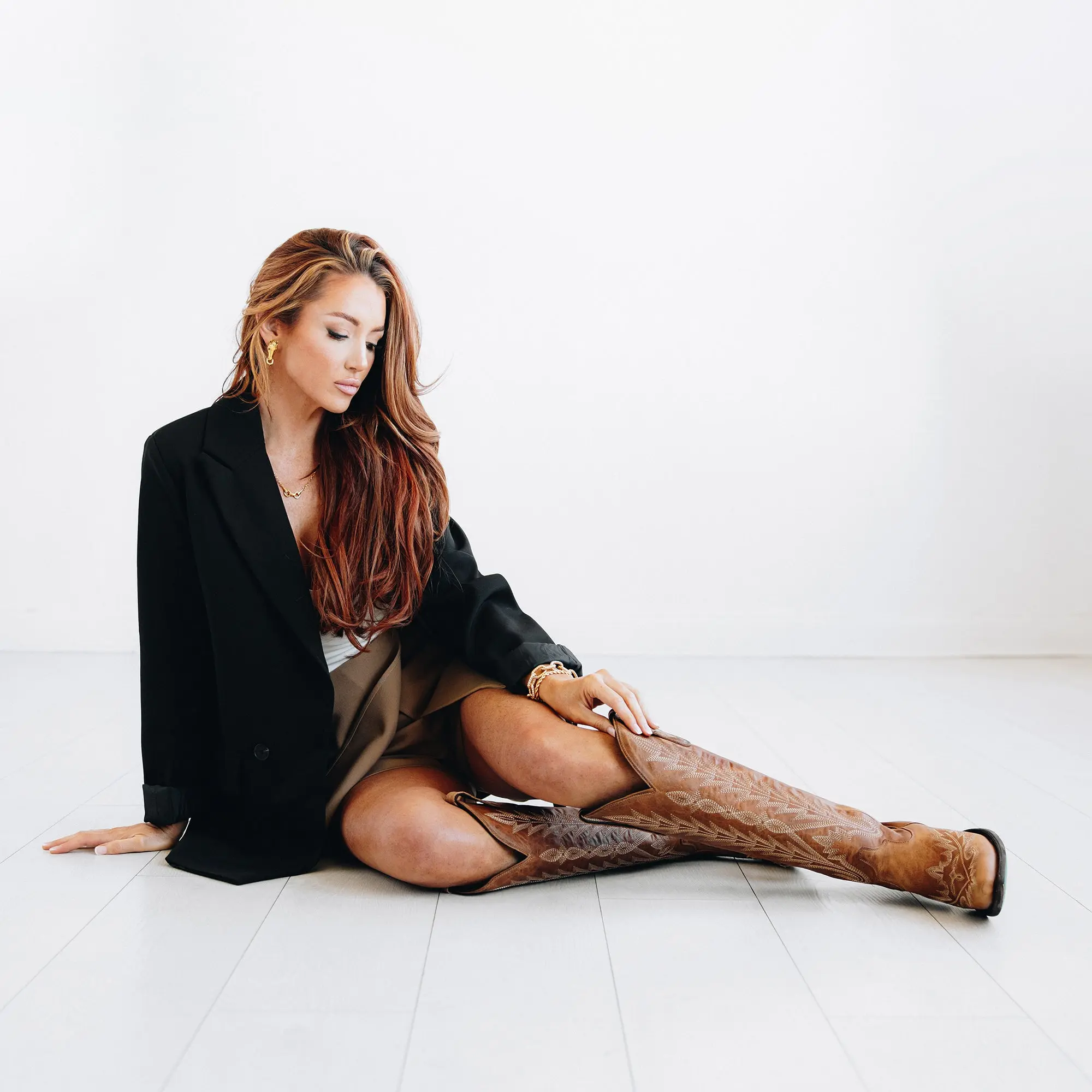 Lexington Knee High Corset - Desert Clay - Image 9