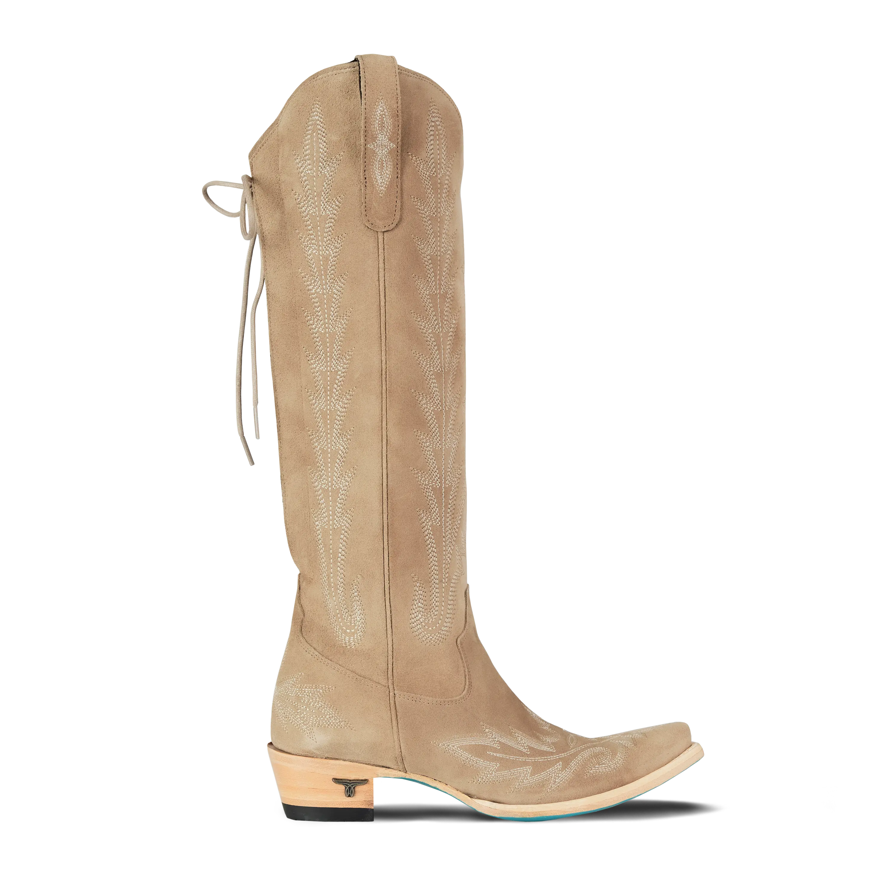 Lexington Knee High Corset - Latte Suede - Image 2