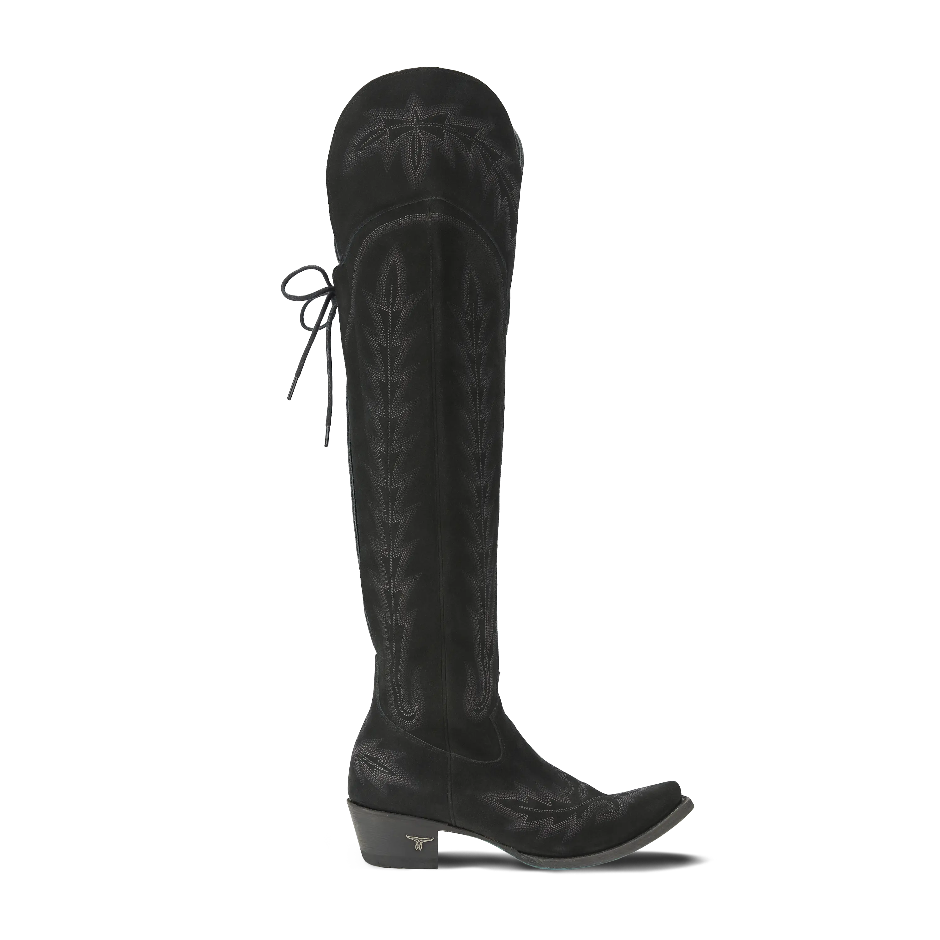 Lexington OTK Corset - Soft Black Suede **Final Sale** - Image 4