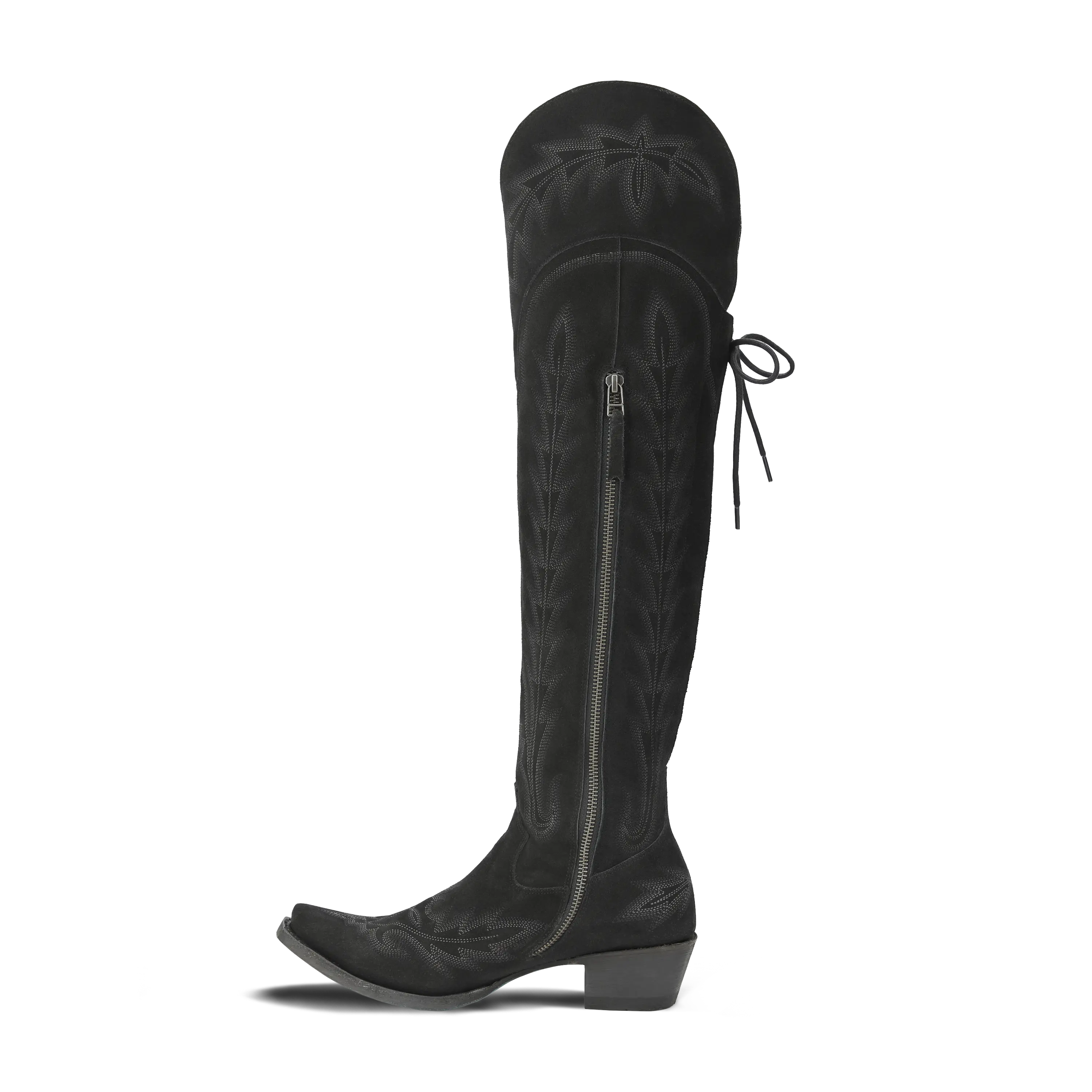 Lexington OTK Corset - Soft Black Suede **Final Sale** - Image 5