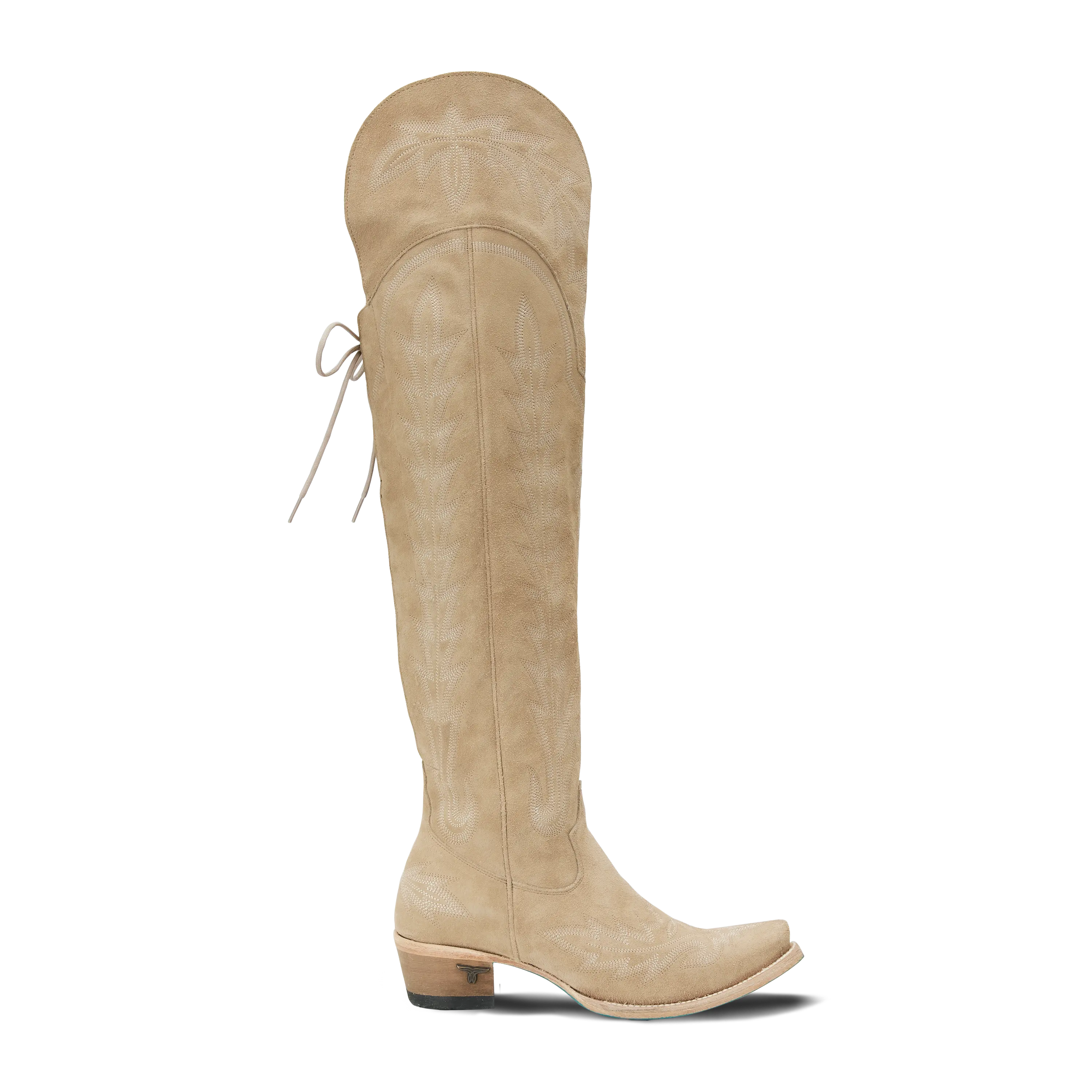 Lexington OTK Corset - Latte Suede **Final Sale** - Image 4