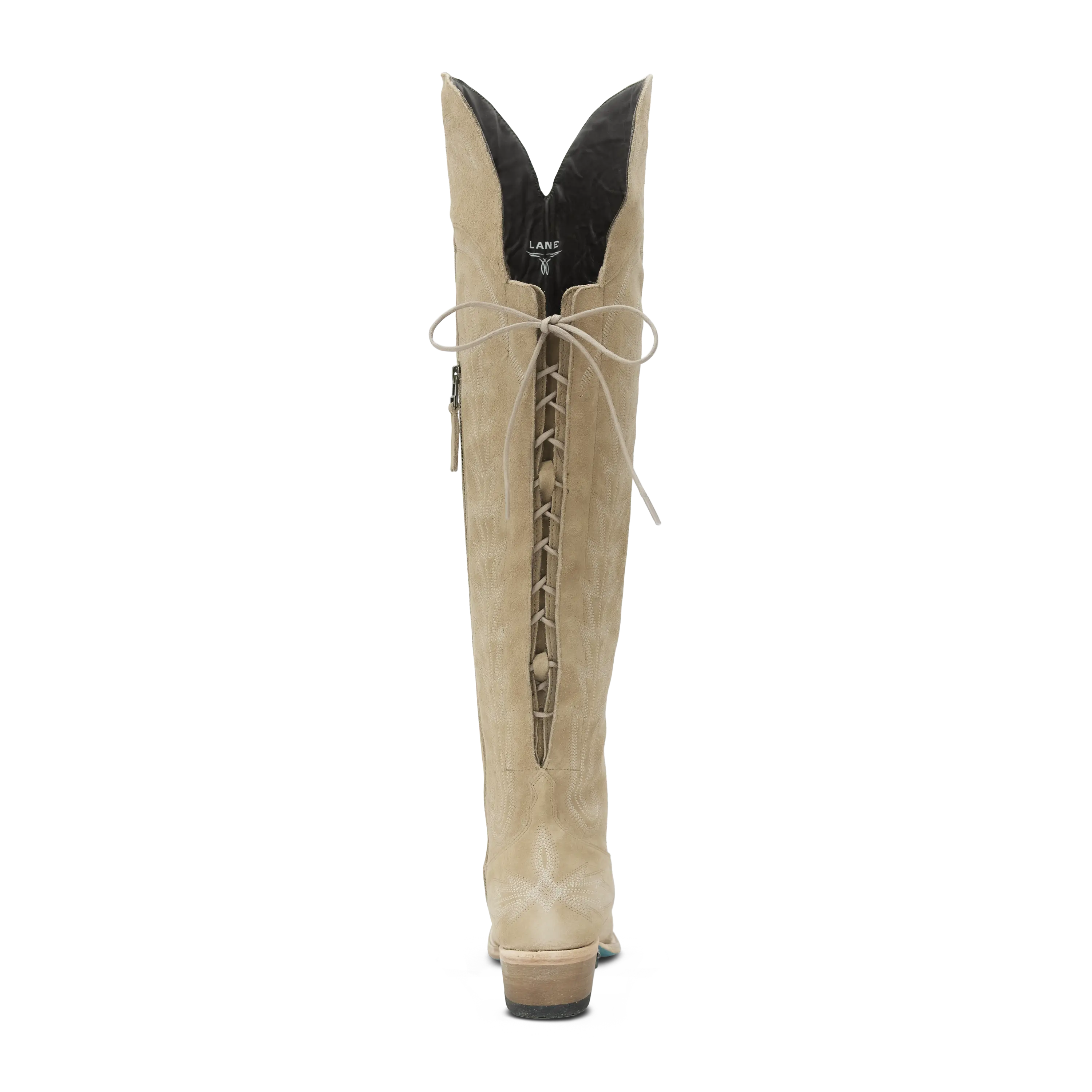 Lexington OTK Corset - Latte Suede **Final Sale** - Image 7
