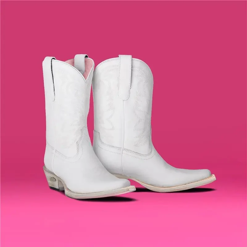 Megan Moroney Lil' Lane Girls Smokeshow Boot - Matte White