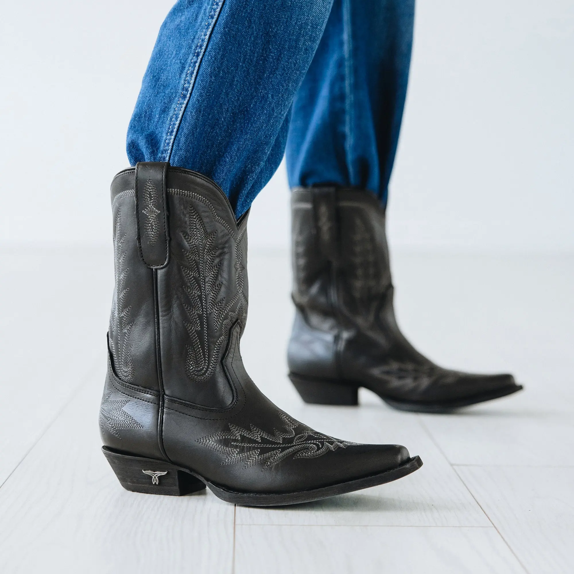 Lil' Lane Girls Lexington Boot - Jet Black - Image 13