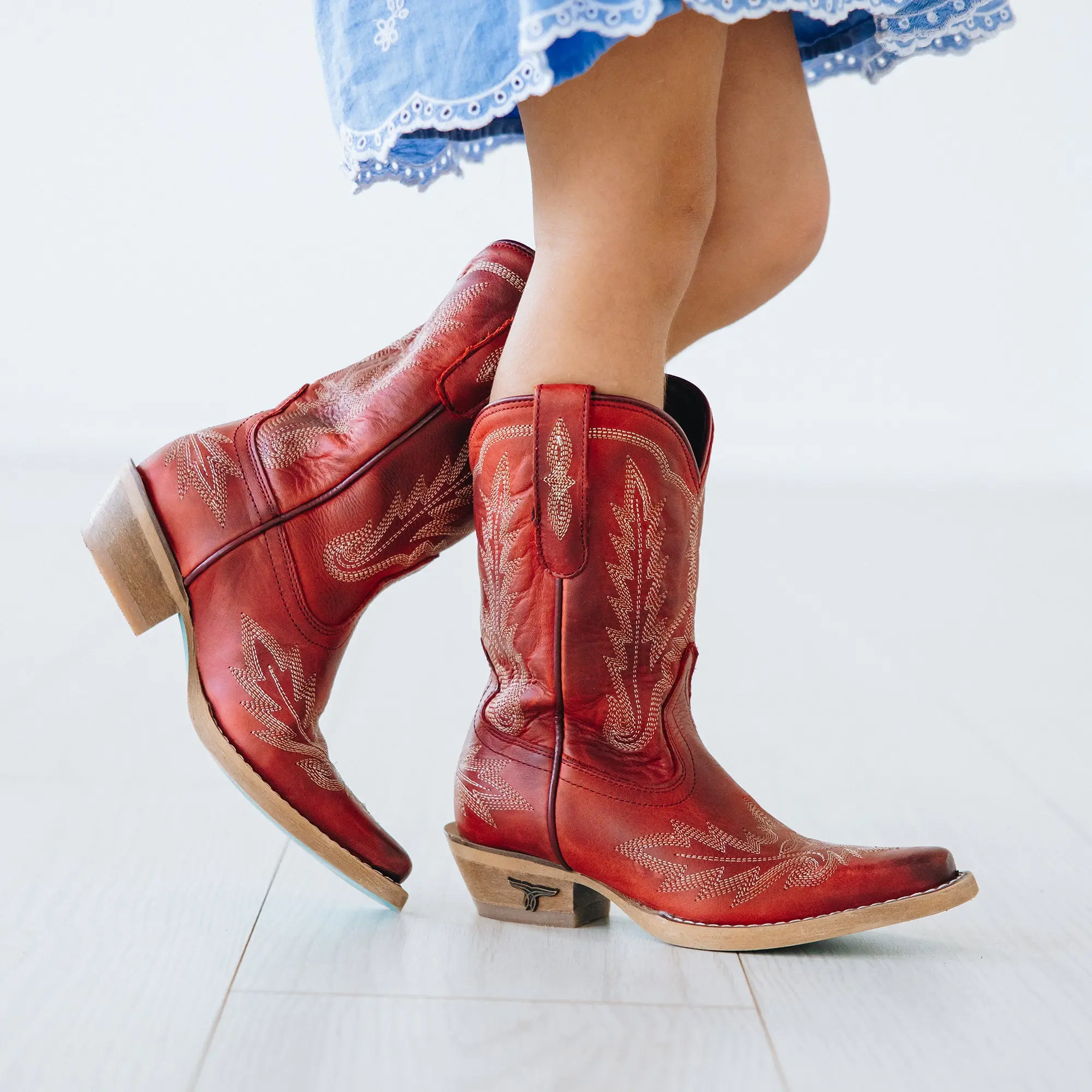Lil' Lane Girls Lexington Boot - Smoldering Ruby - Image 2