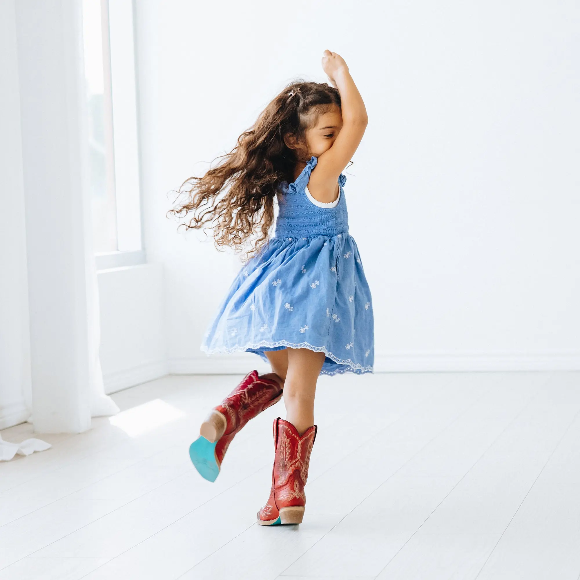 Lil' Lane Girls Lexington Boot - Smoldering Ruby - Image 3