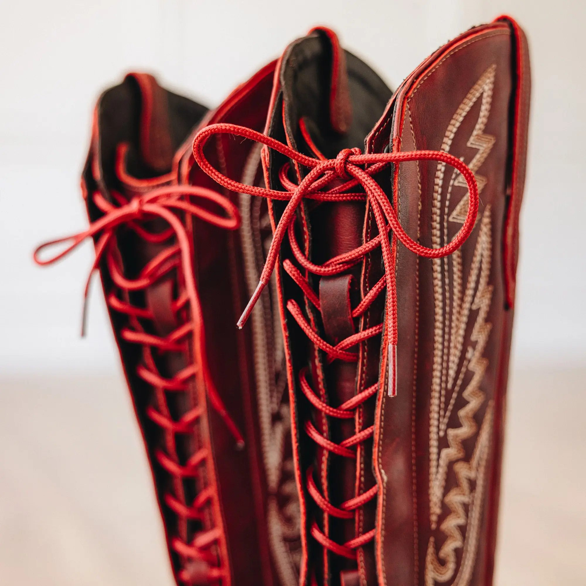 Monica Knee High Corset - Smoldering Ruby - Image 15