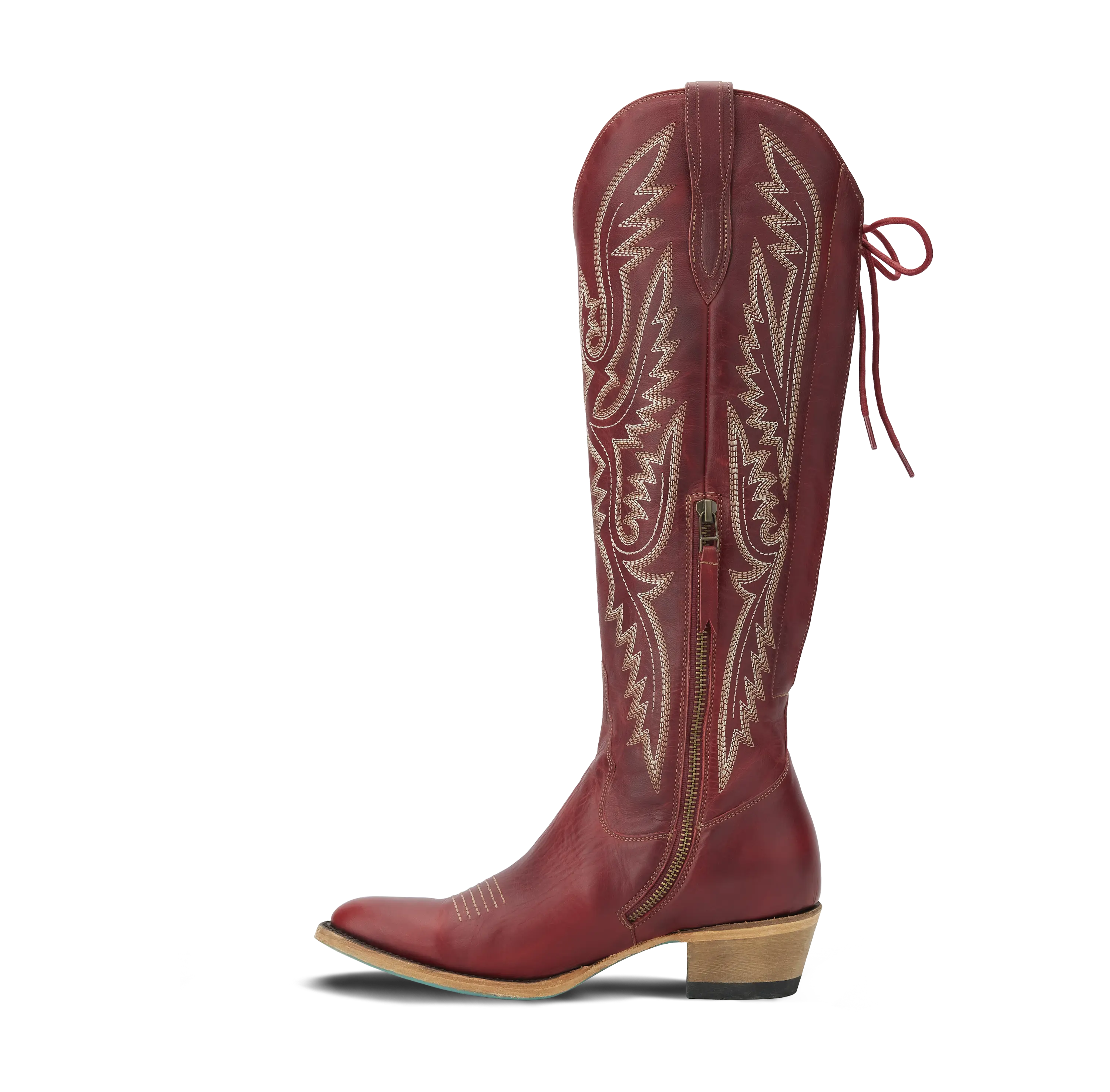 Monica Knee High Corset - Smoldering Ruby - Image 5