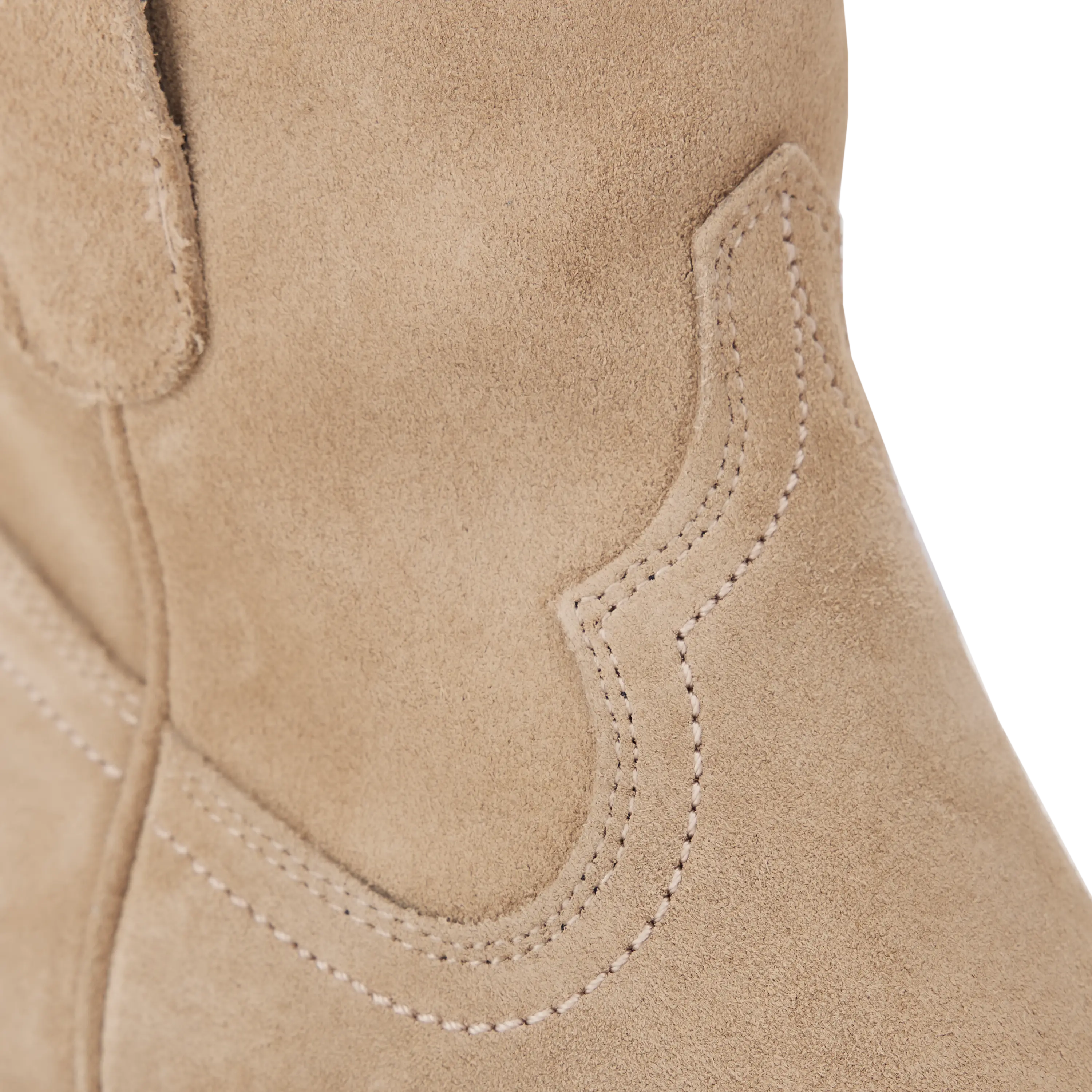 Plain Jane Bootie - Latte Suede - Image 10