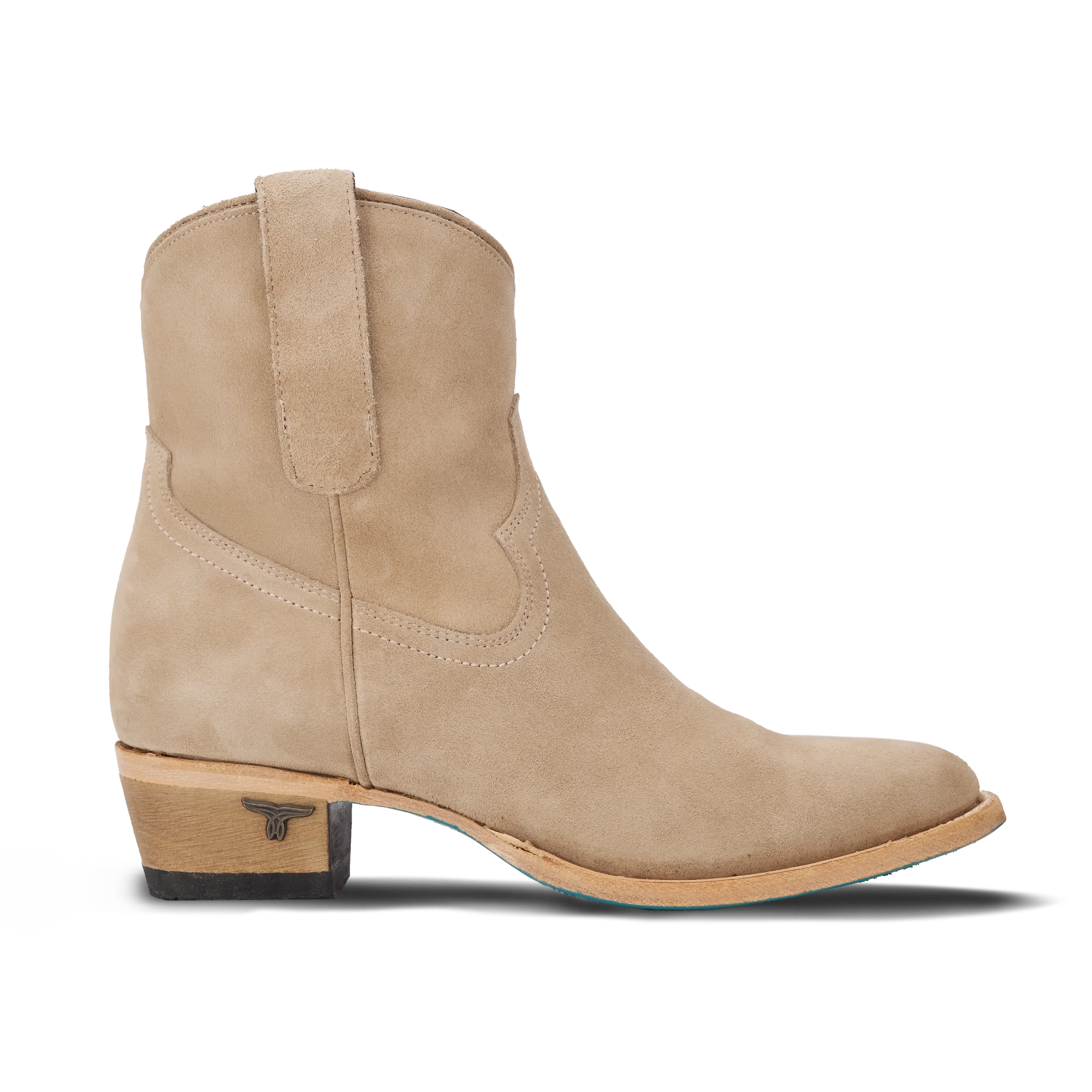 Plain Jane Bootie - Latte Suede - Image 4