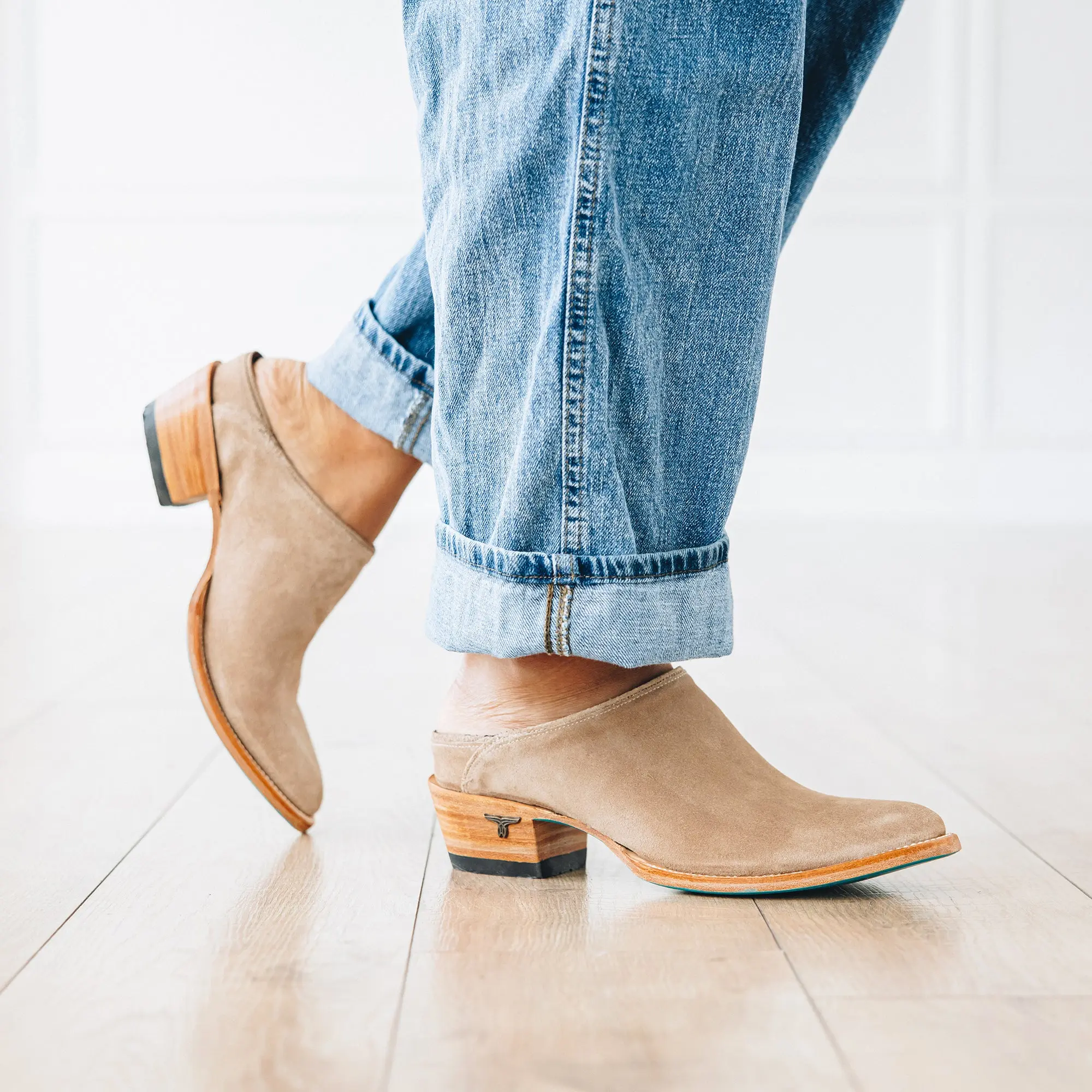 Plain Jane Mule - Latte Suede - Image 12