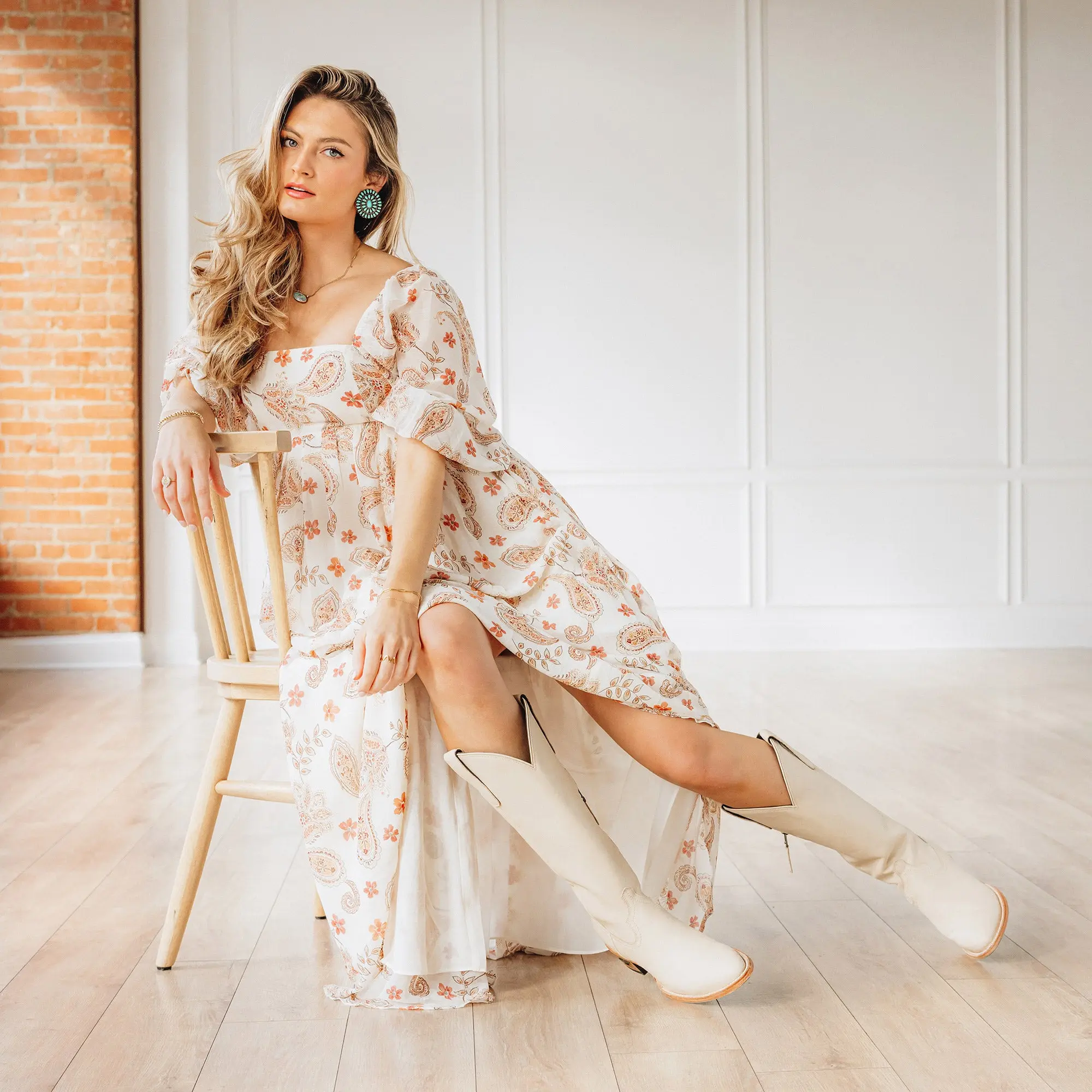 Plain Jane Boot - Pale Ivory **Final Sale** - Image 9