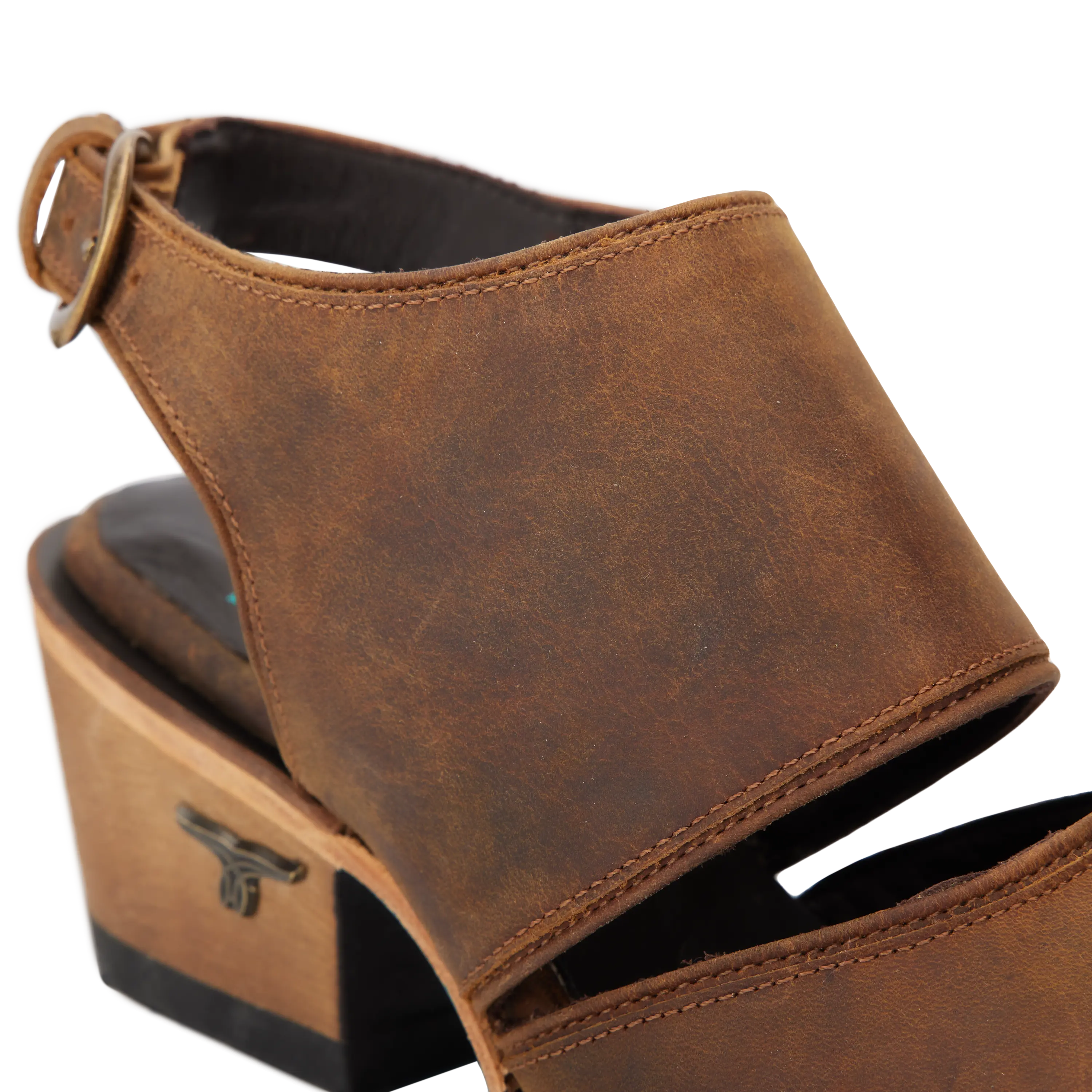 Plain Jane Slingback Mule - Burnt Caramel - Image 10