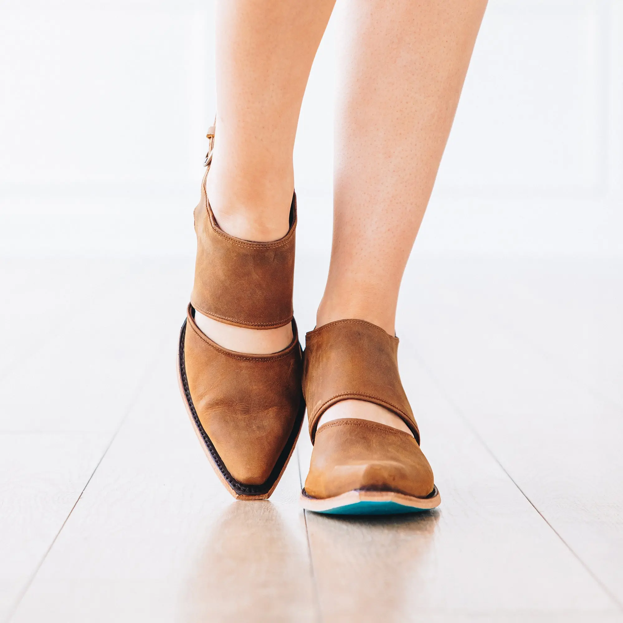 Plain Jane Slingback Mule - Burnt Caramel - Image 13