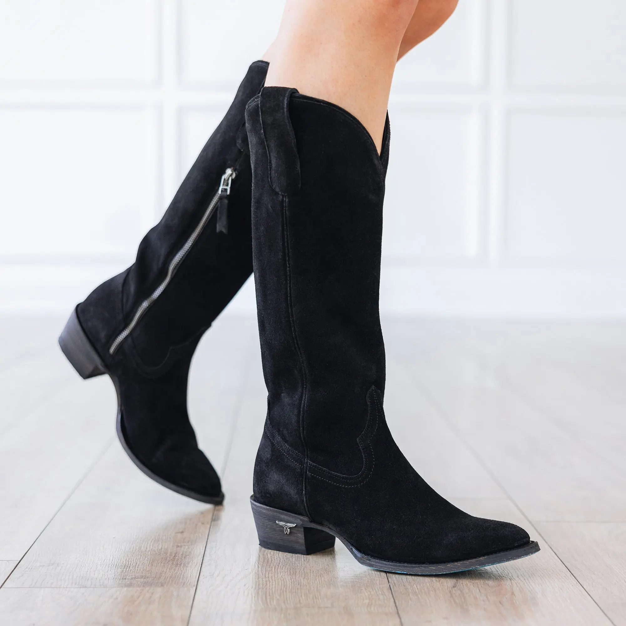 Plain Jane Boot - Soft Black Suede **Final Sale** - Image 2