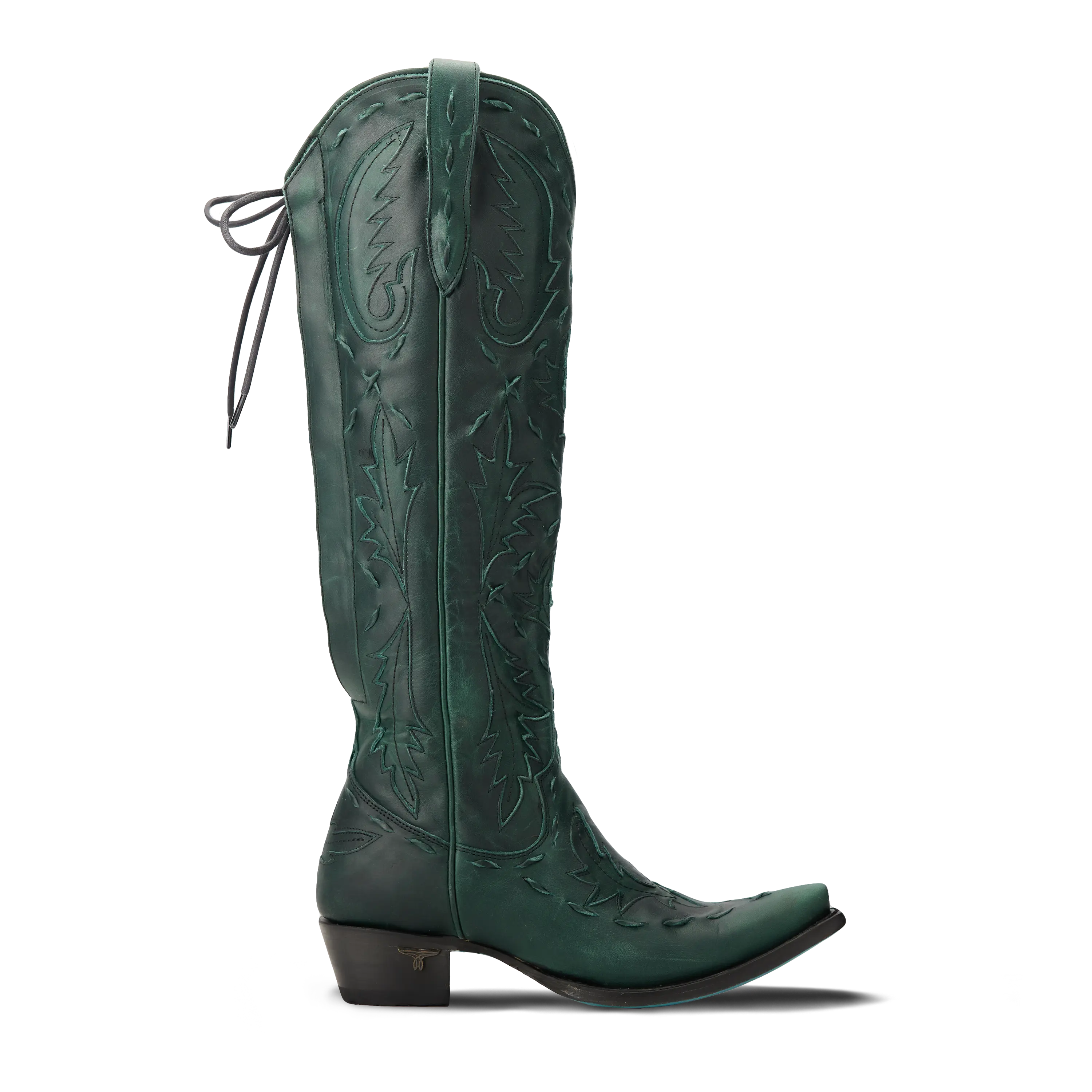 Reverie Knee High Corset - Emerald Green **Final Sale** - Image 4