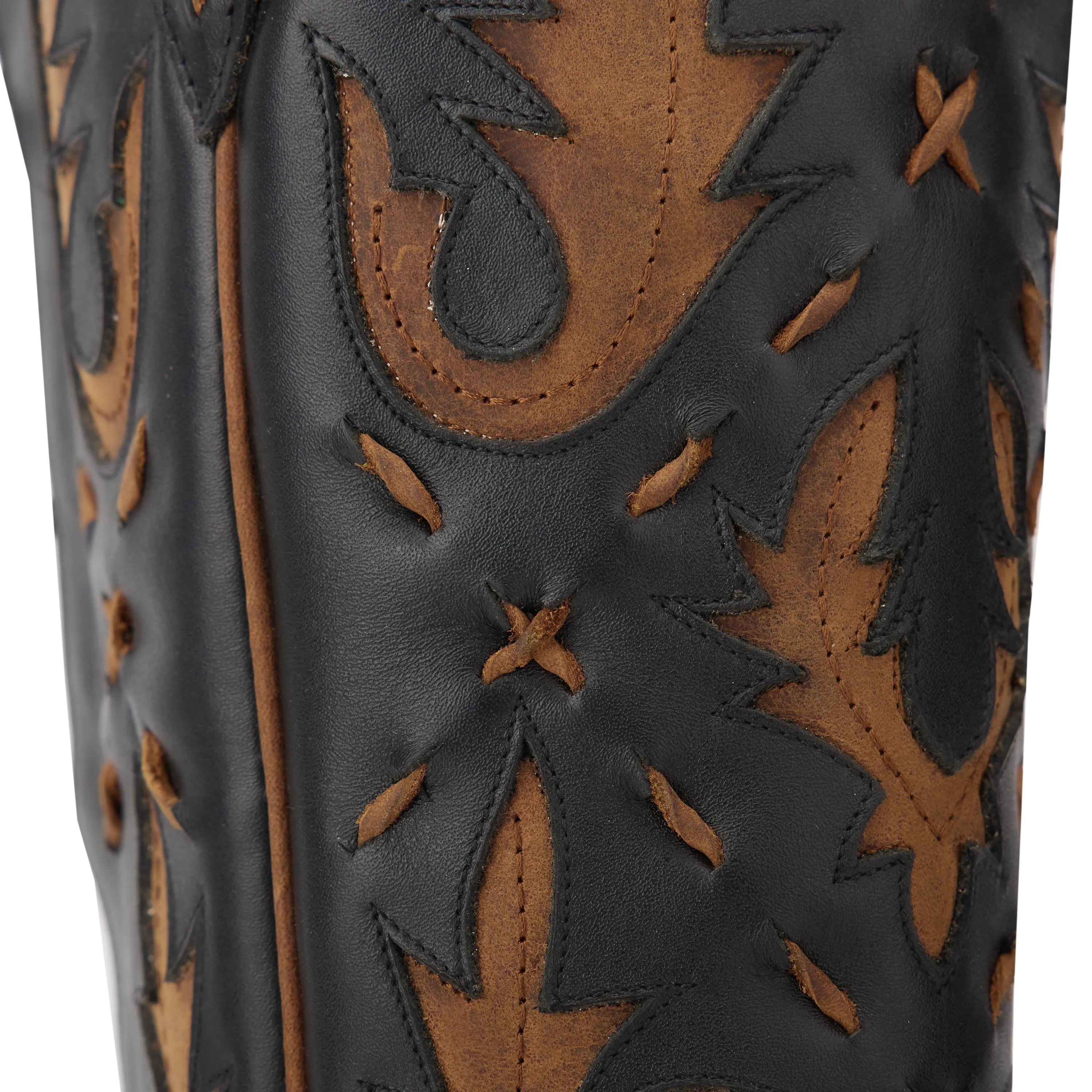 Reverie Knee High Corset - Jet Black and Burnt Caramel - Image 10