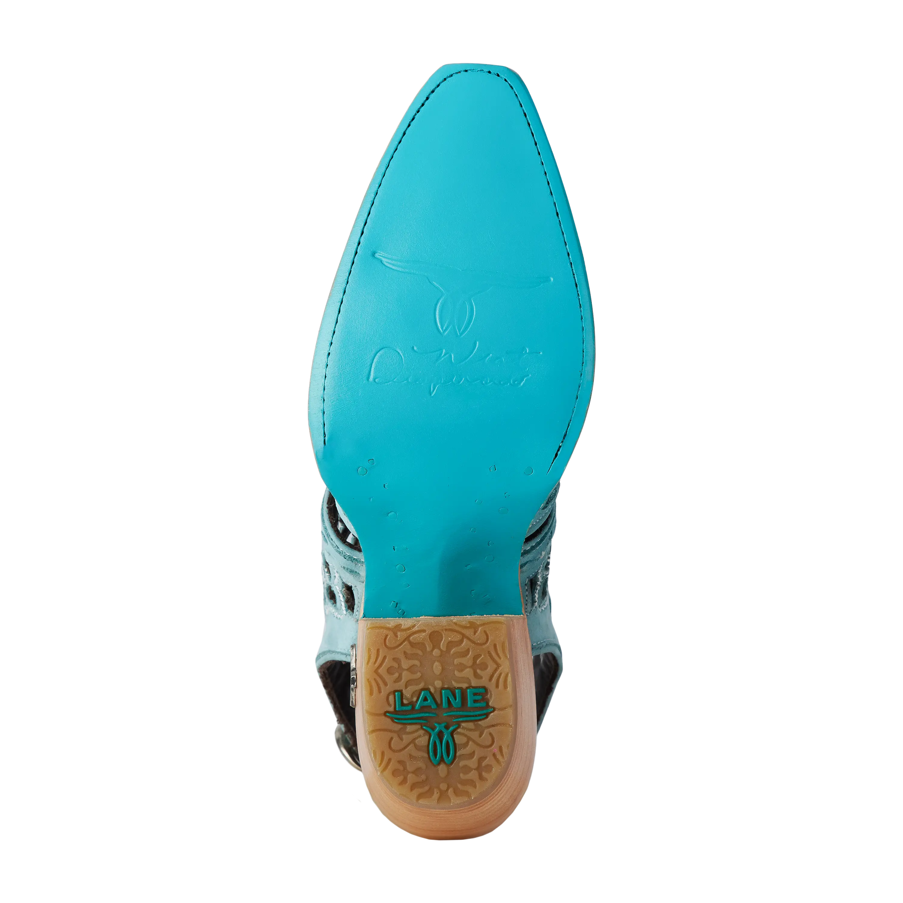Robin Cut Out Slingback Mule - Powder Blue - Image 11