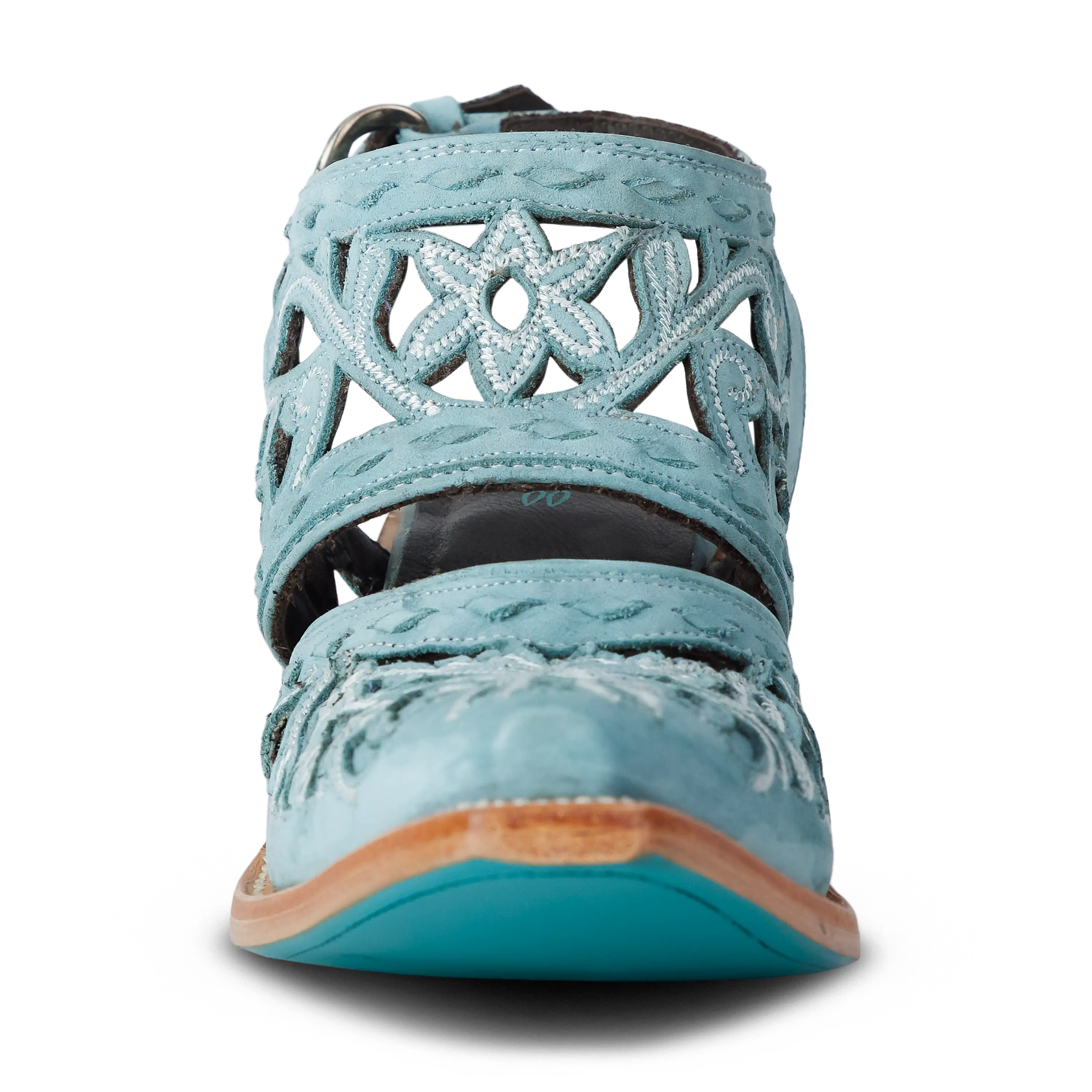 Robin Cut Out Slingback Mule - Powder Blue - Image 6
