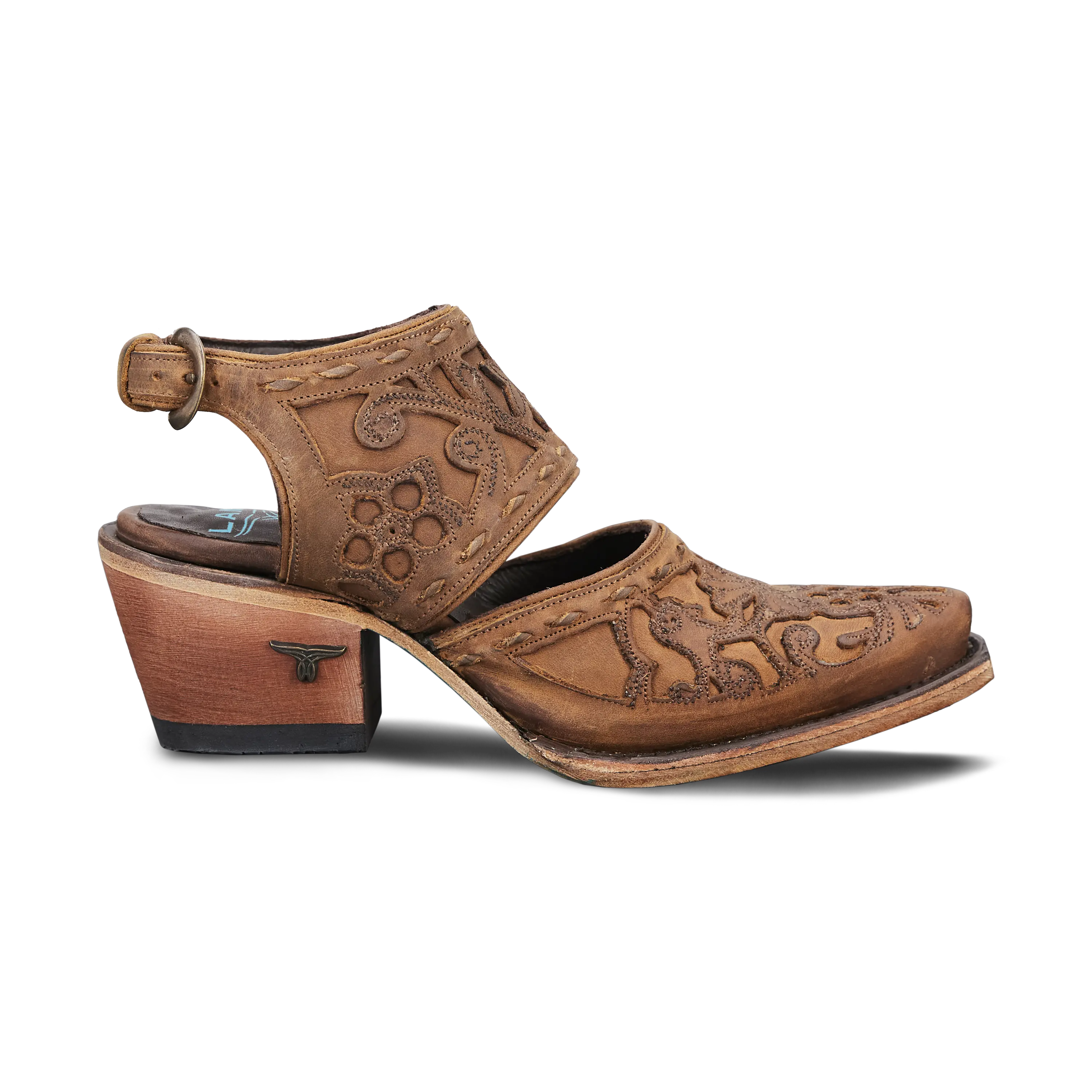 Robin Slingback Mule - Burnt Caramel - Image 4