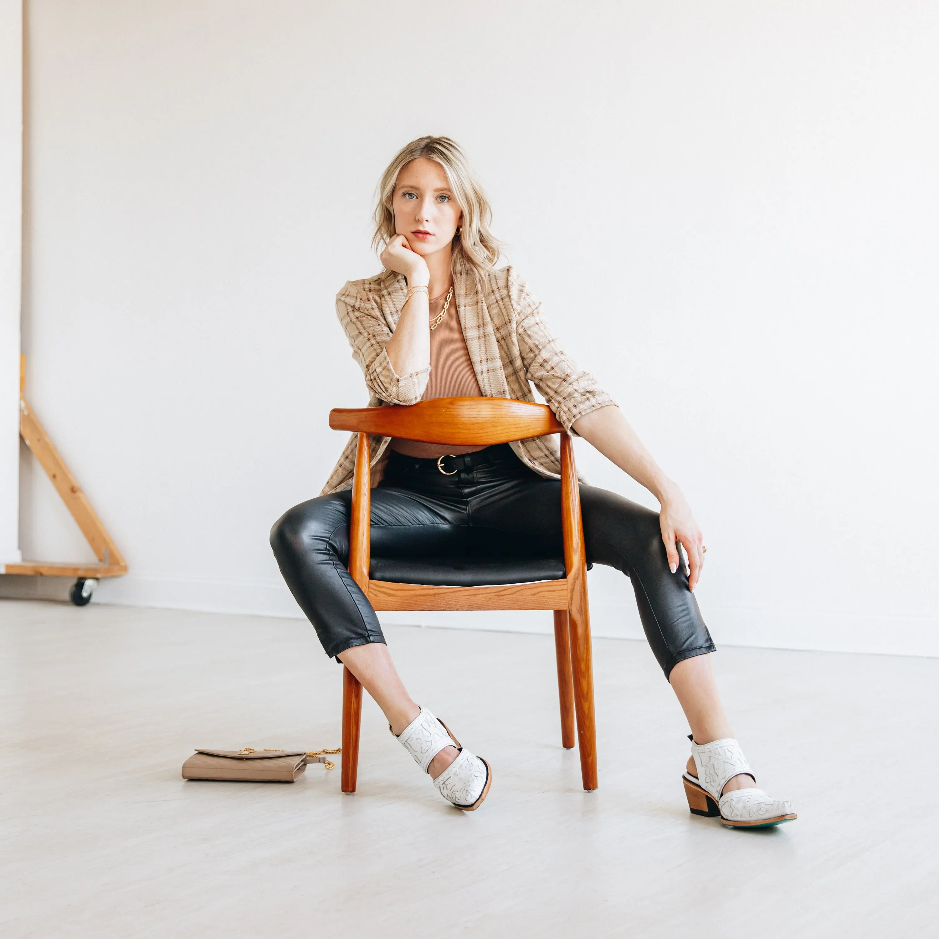 Robin Slingback Mule - Matte White - Image 9