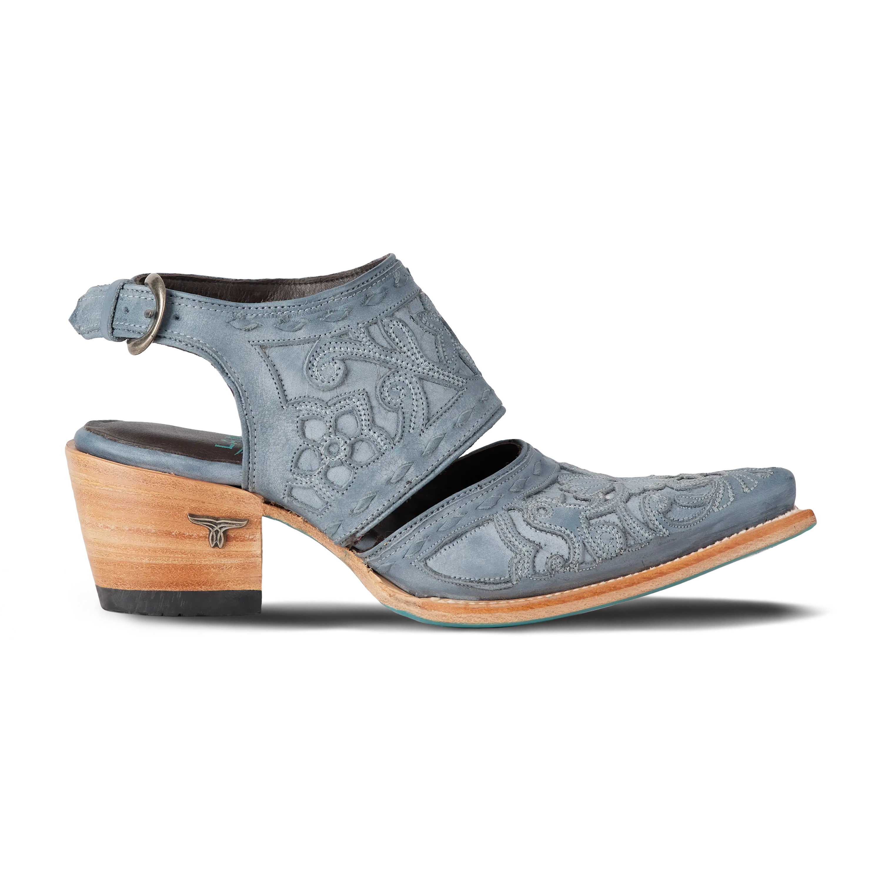 Robin Slingback Mule - Washed Denim - Image 4
