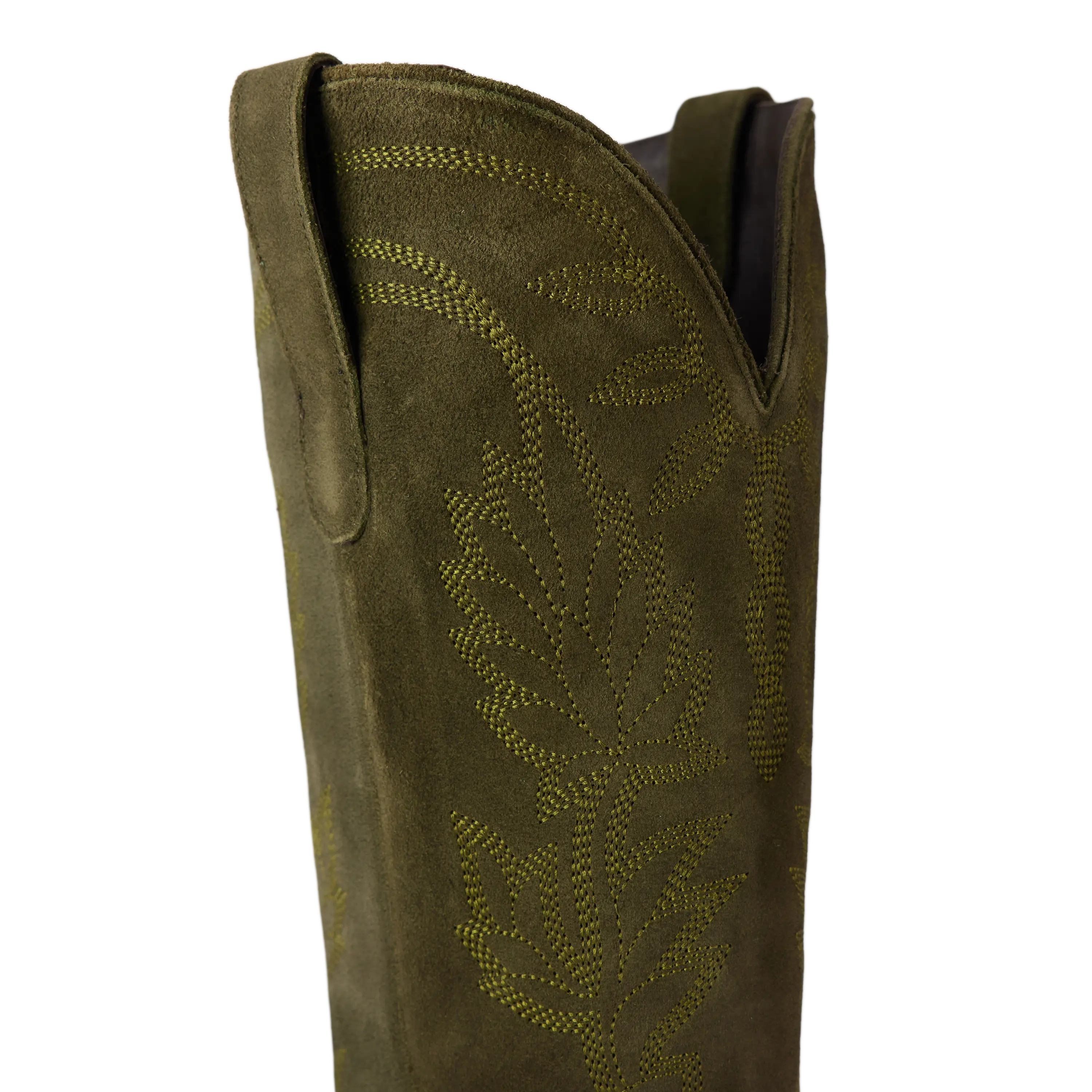 Sandaga Knee High - Olive Suede - Image 10