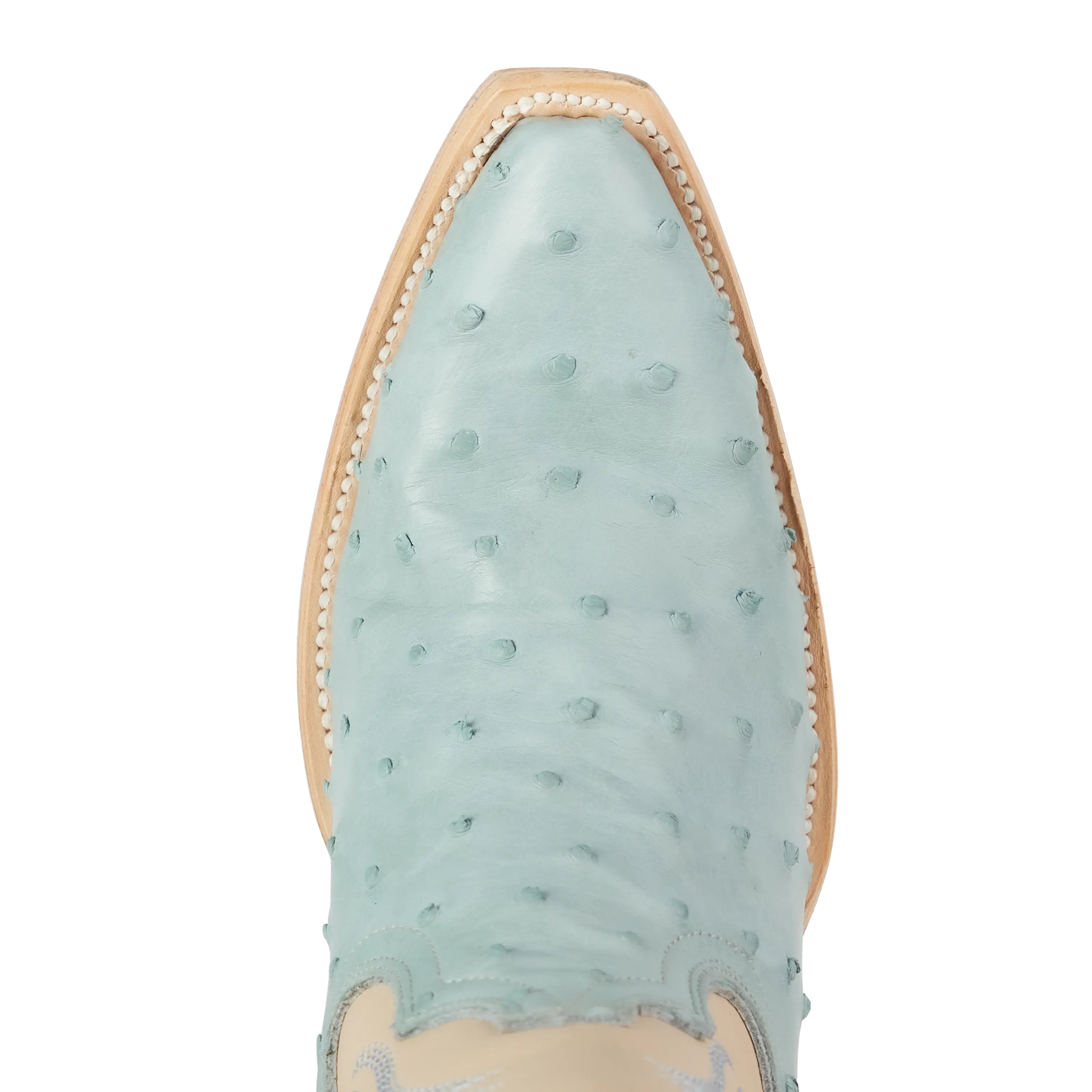 Sandaga Knee High - Powder Blue Ostrich - Image 10