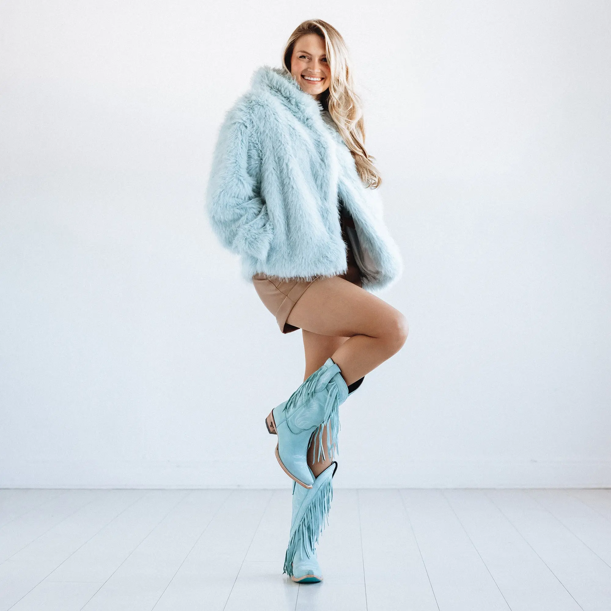 Senita Falls Boot - Powder Blue **Final Sale** - Image 3