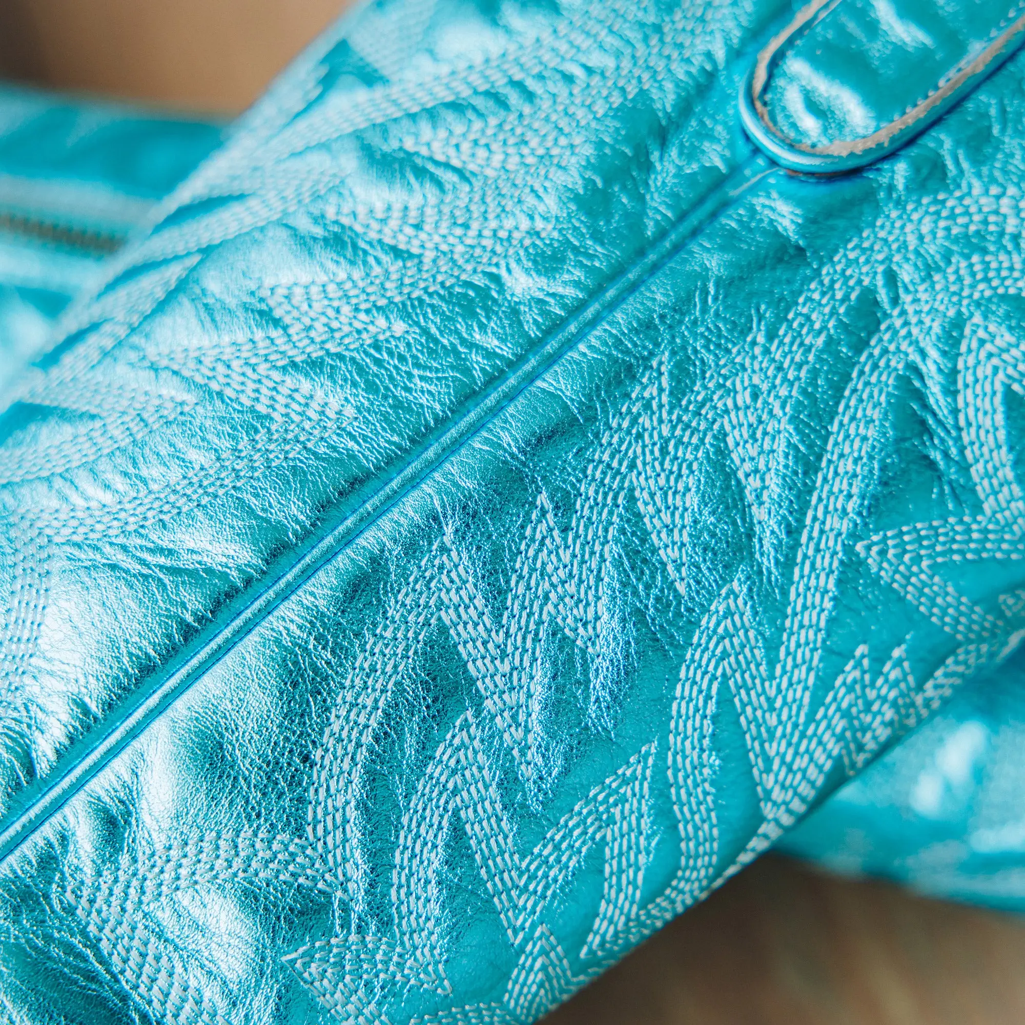 Smokeshow Boot - Turquoise Metallic - Image 10